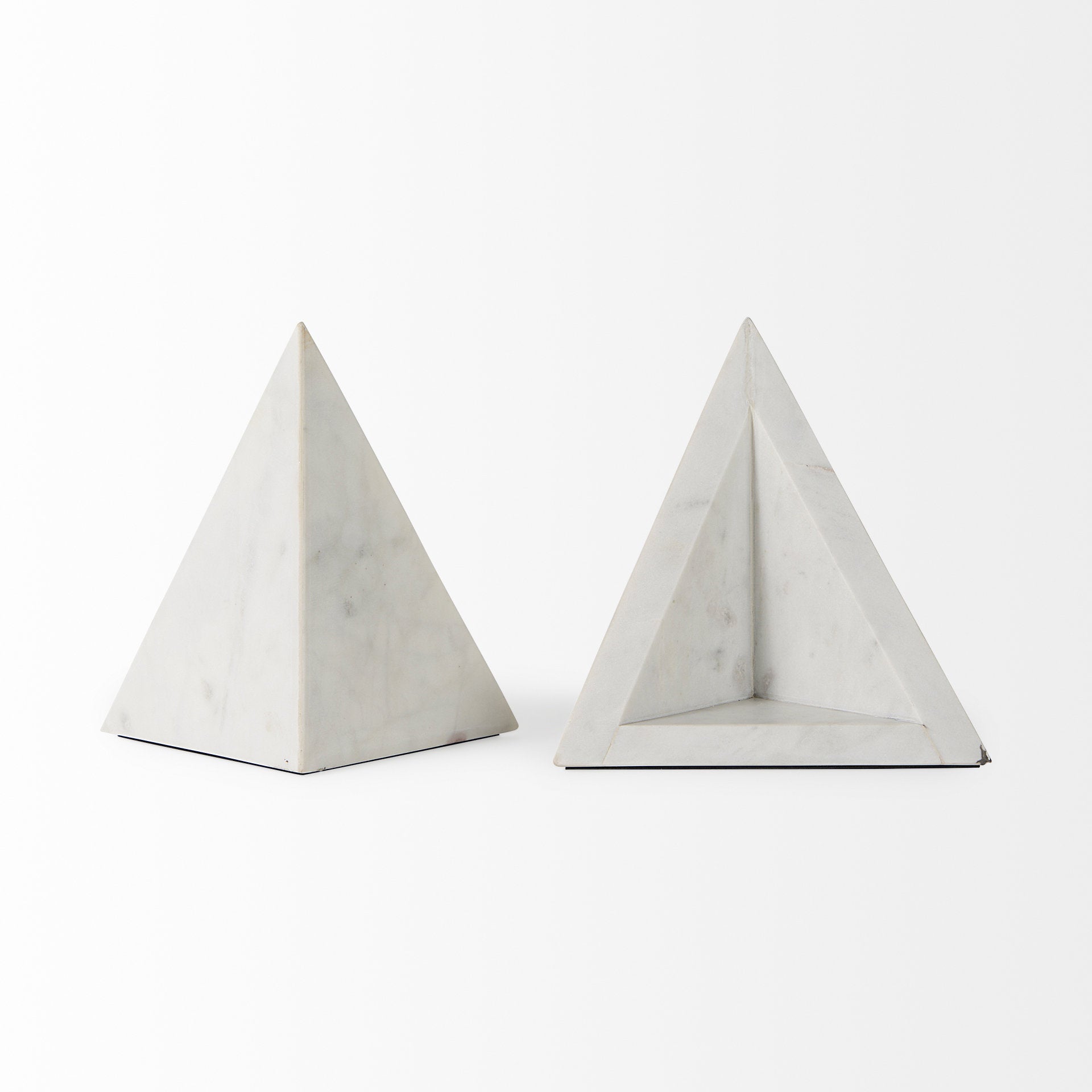 Sophia 8.0"L x 6.0"W x 7.0"H Marble Set Of Two Bookends - Central Designs