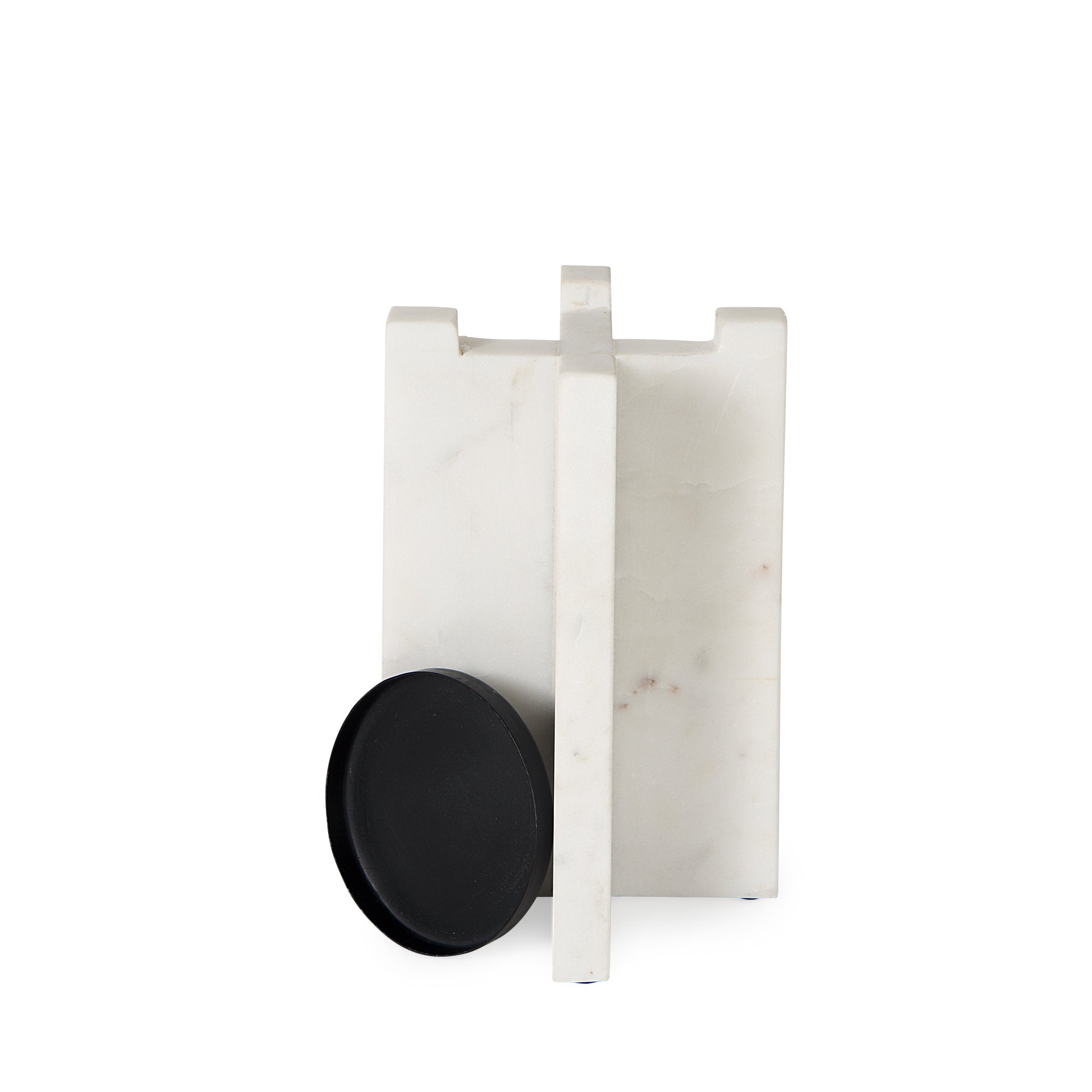 Sophia 5.5"L x 3.5"W x 8.0"H. Marble Candle Holder Medium - Central Designs