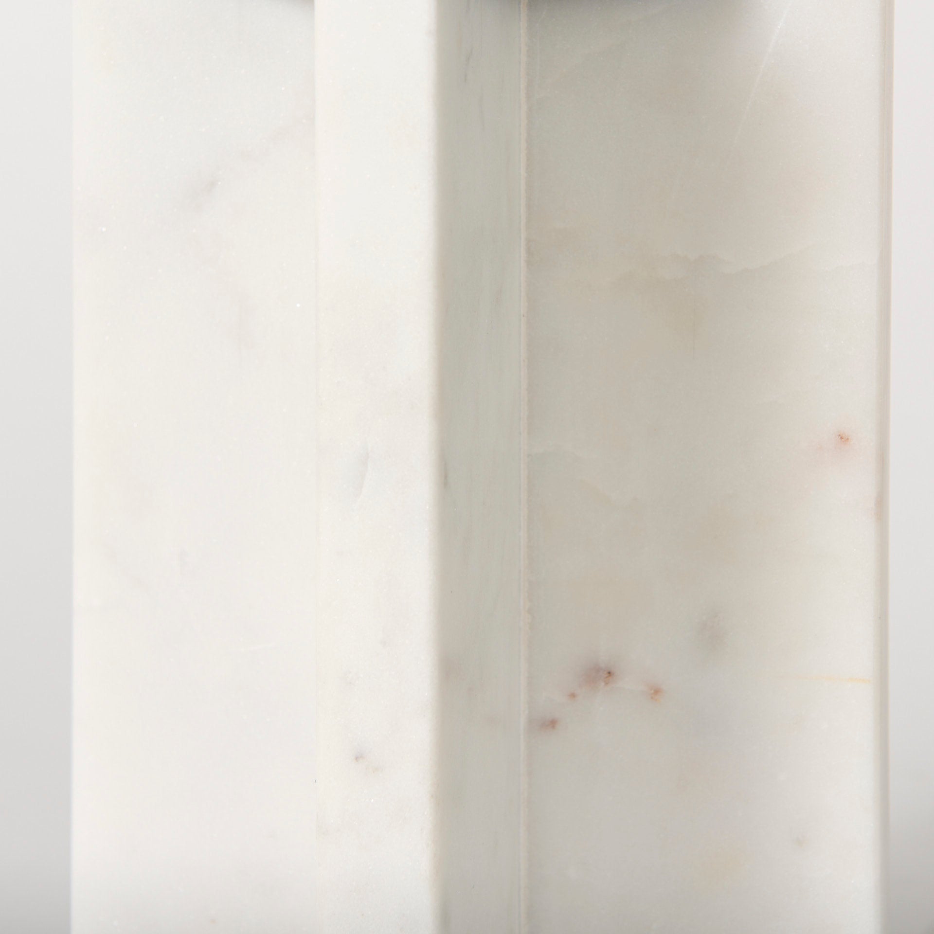 Sophia 5.5"L x 3.5"W x 8.0"H. Marble Candle Holder Medium - Central Designs