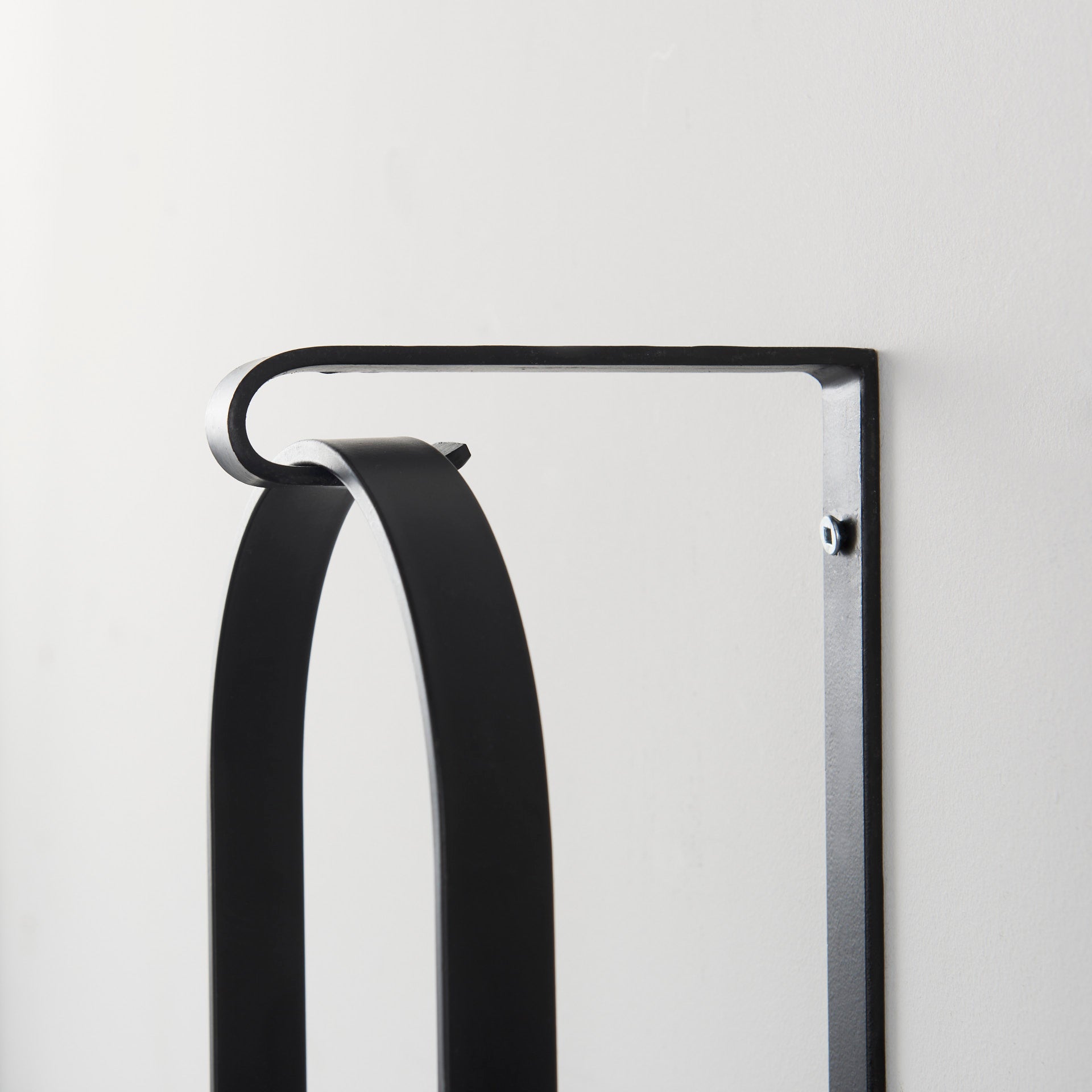 Kero 5.9L x 6.9W x 24.0H Black Metal Wall Candle Holder - Central Designs