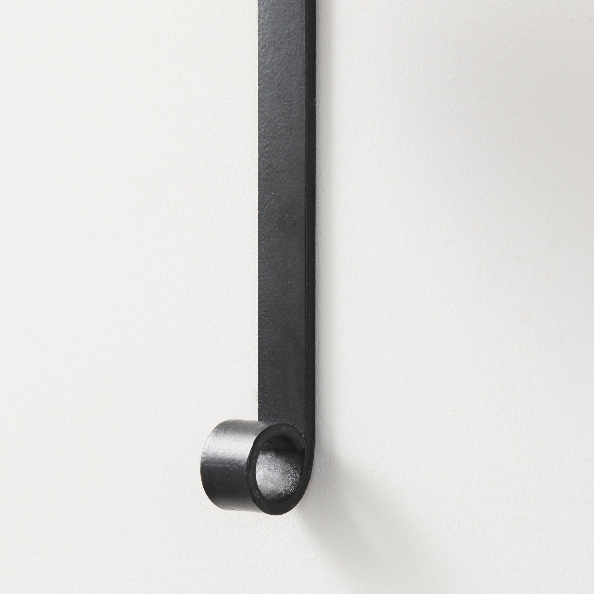 Kero 5.9L x 6.9W x 24.0H Black Metal Wall Candle Holder - Central Designs