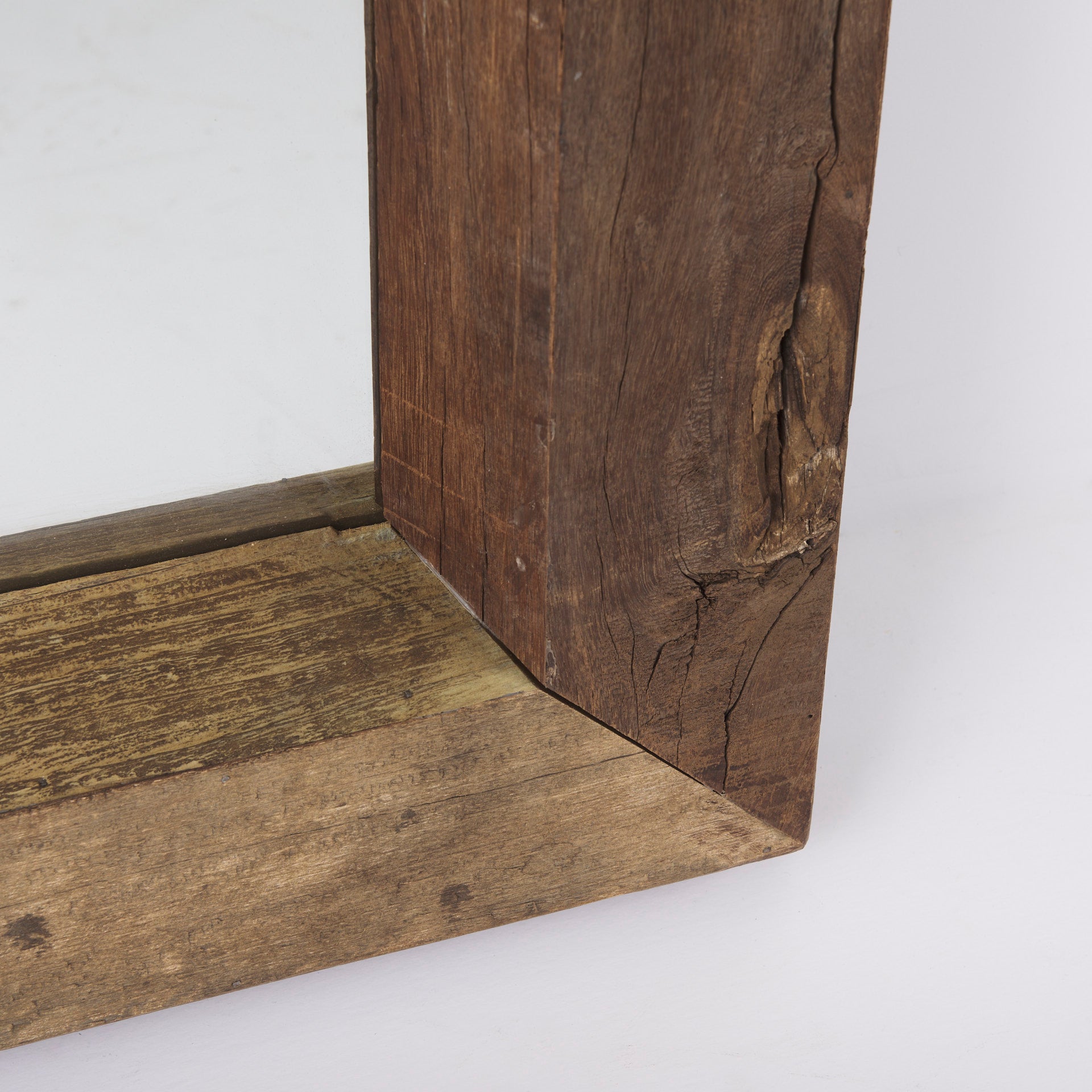Gerome 31.0L x 5.0W x 86.0H Brown Wooden Floor Mirror - Central Designs