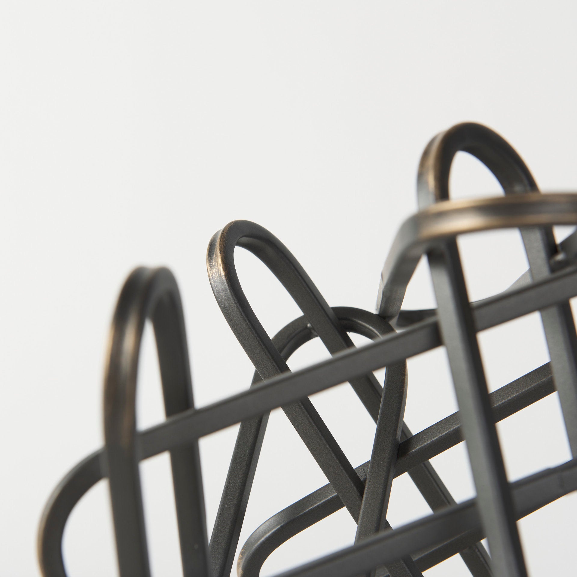 Henderson 12.2L x 9.1W x 9.1H Black Metal Paperclip Decorative Object - Central Designs