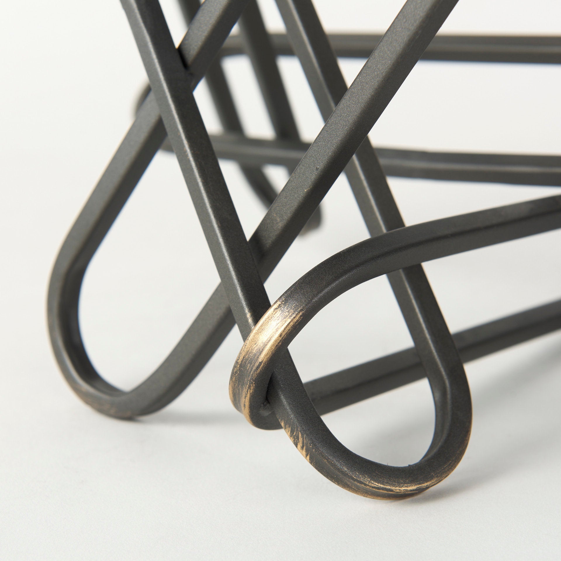 Henderson 12.2L x 9.1W x 9.1H Black Metal Paperclip Decorative Object - Central Designs