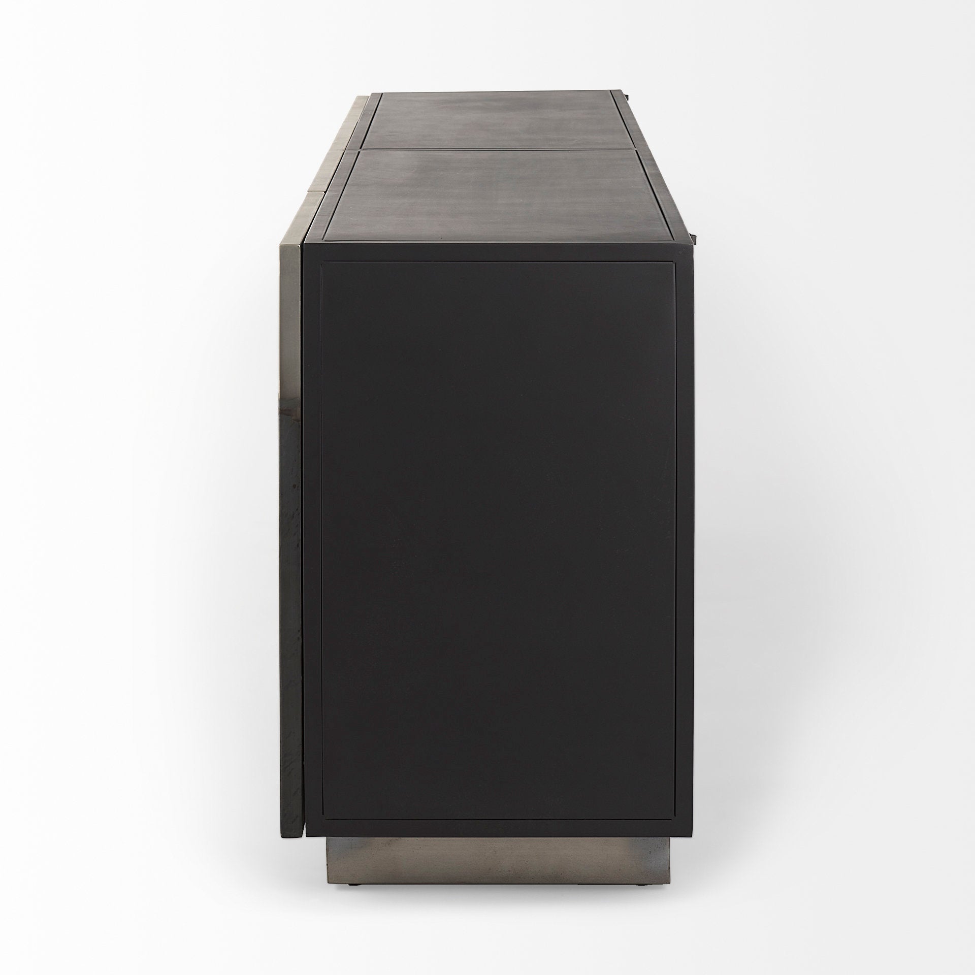 Roxdale 82.0L x 18.0W x 29.0H Acid Wash Metal Sideboard - Central Designs