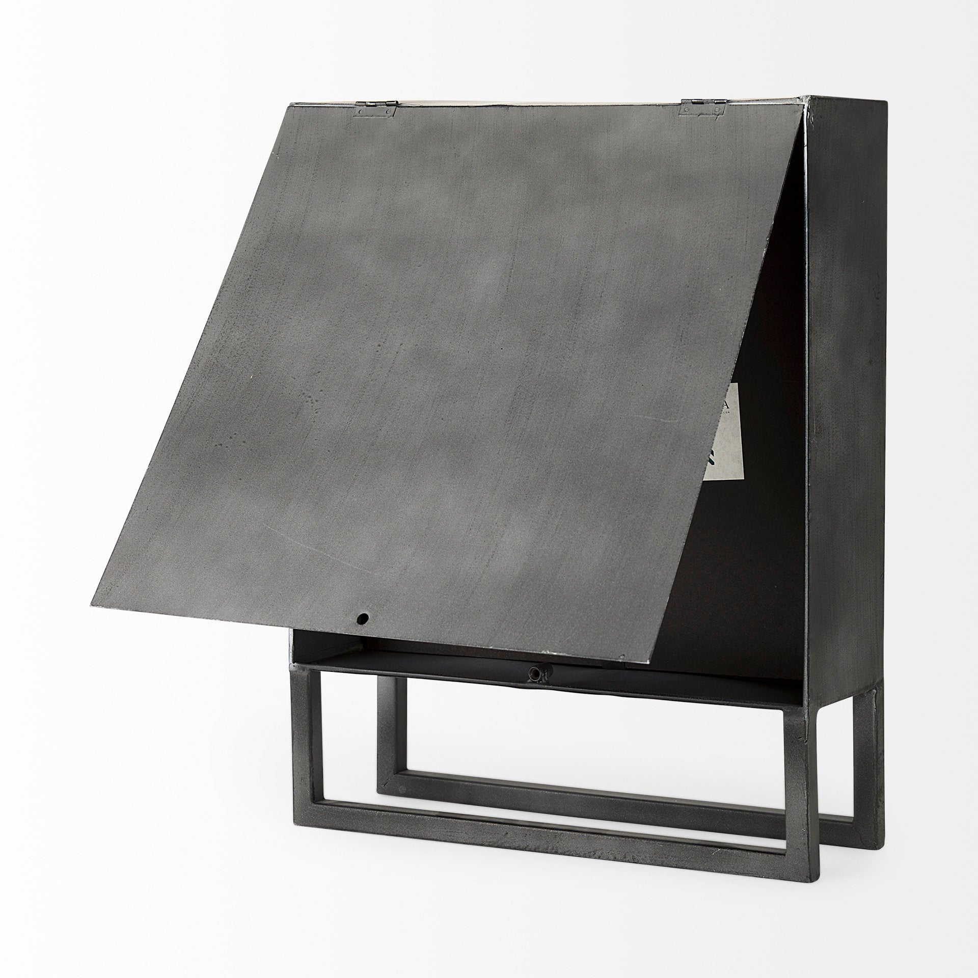 Felix Gray Metal Square Table Clock - Central Designs