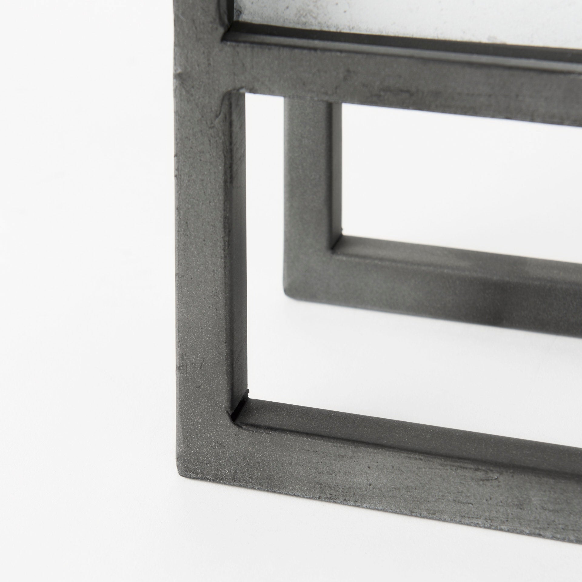 Felix Gray Metal Square Table Clock - Central Designs