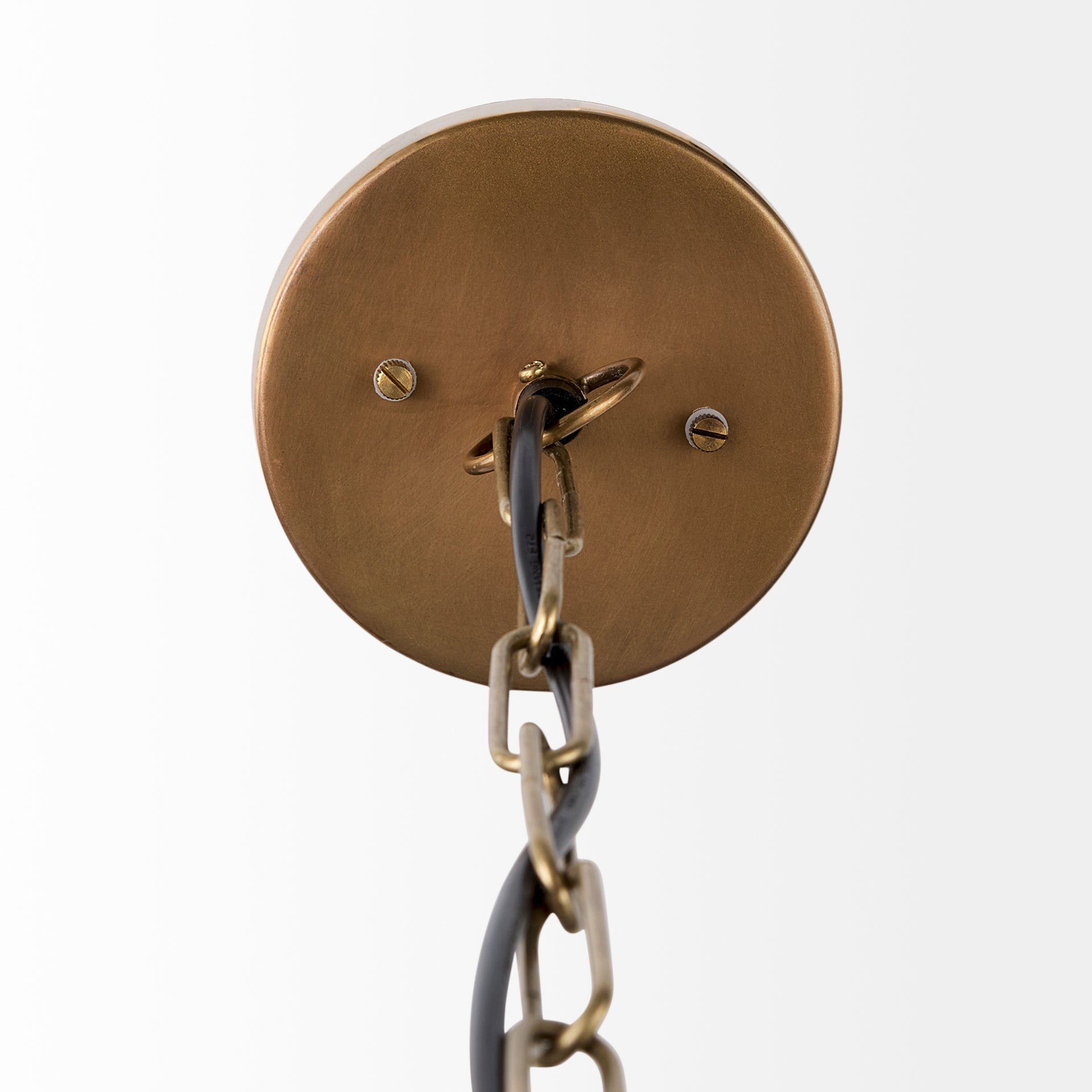 Leighton I 15x20 Gold Toned Metal Spherical Pendant Light - Central Designs