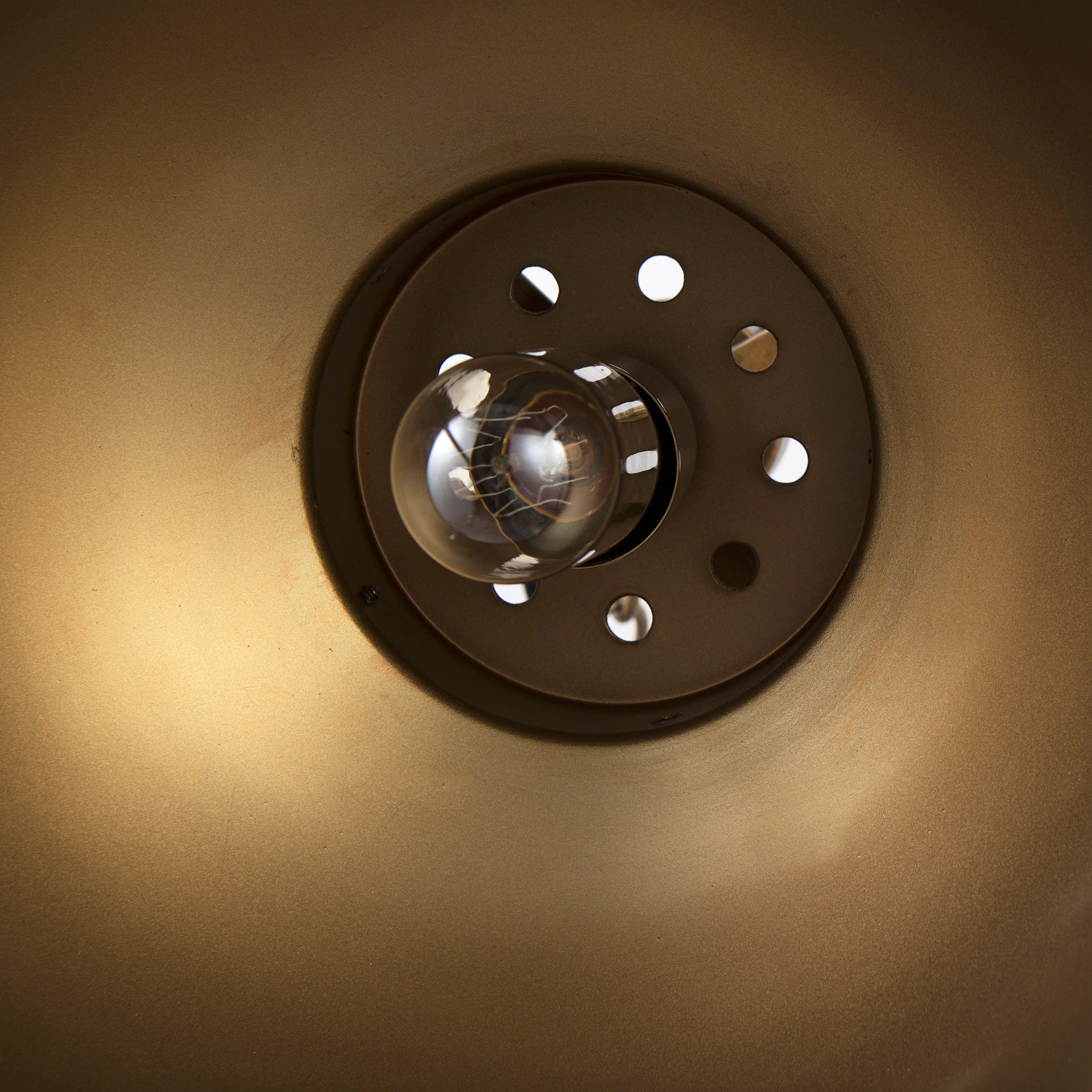 Leighton I 15x20 Gold Toned Metal Spherical Pendant Light - Central Designs