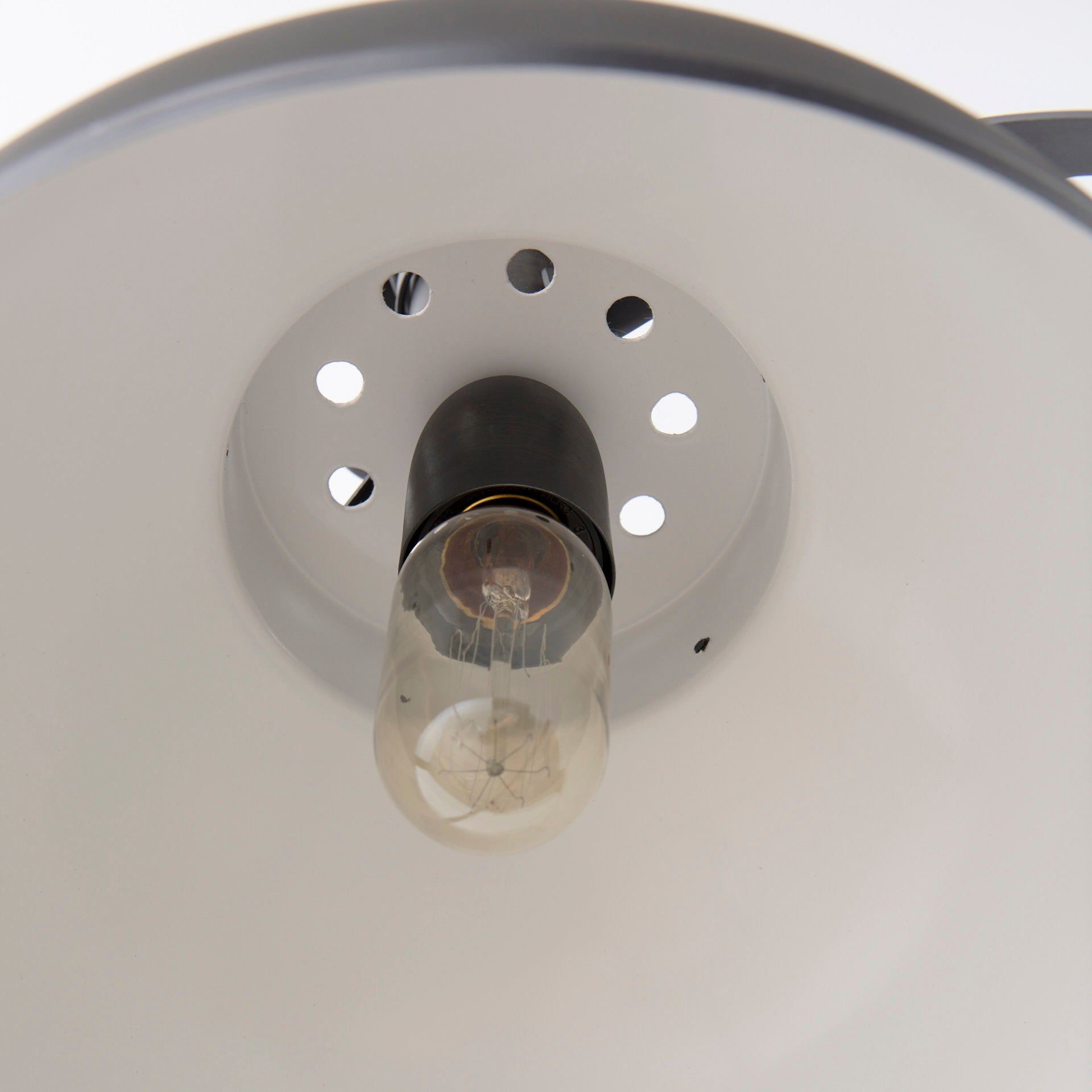 Leighton II 15x20 Black Metal Spherical Pendant Light - Central Designs