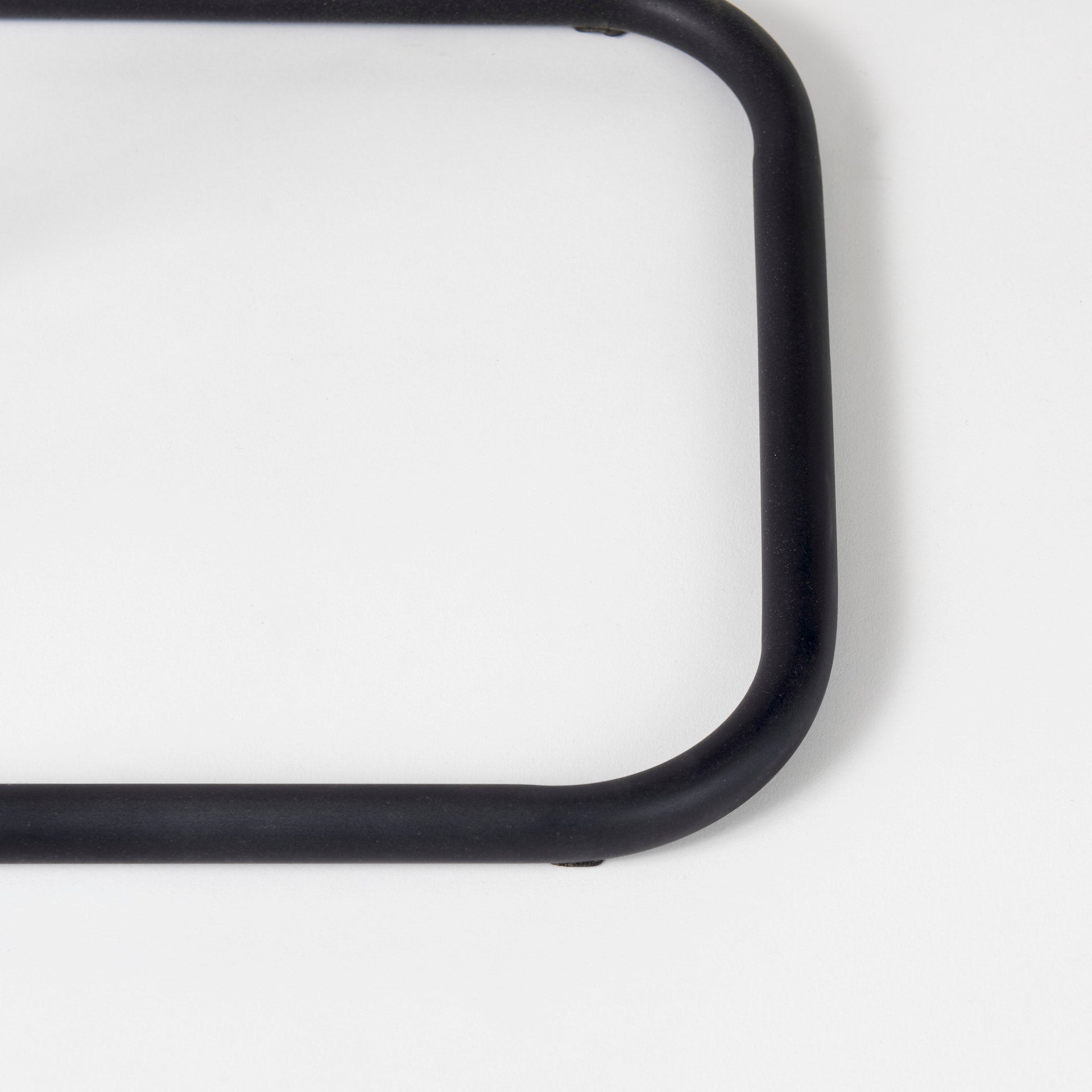 Kyra 12.0L x 20.0W x 23.0H White Marble Top W/Black Iron Frame C - Shaped End and Side Table - Central Designs