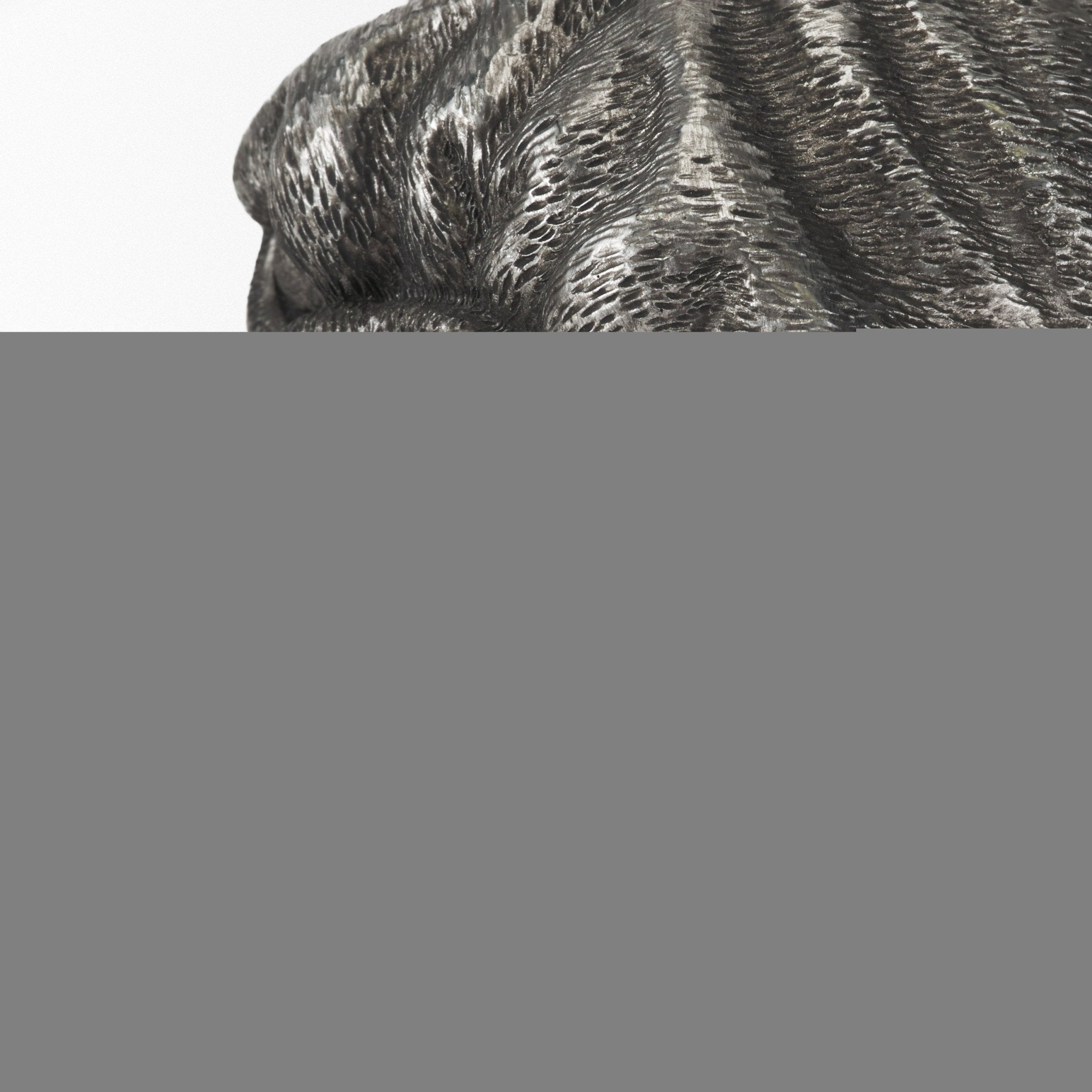 Bruno (Set of 2) 5L x 5W Silver American Bulldog Bookends - Central Designs