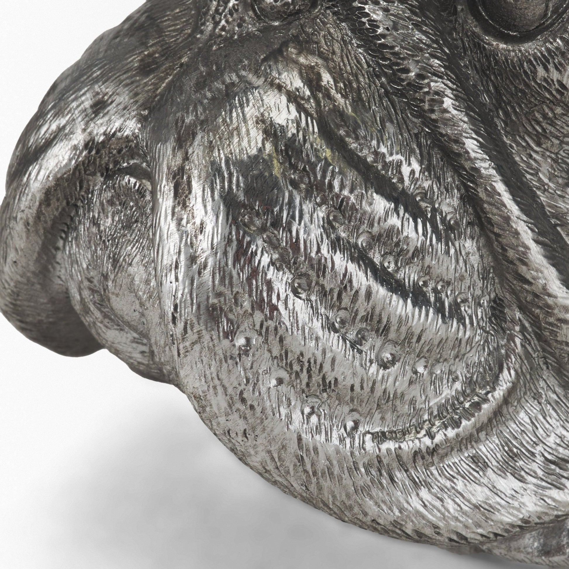 Bruno (Set of 2) 5L x 5W Silver American Bulldog Bookends - Central Designs