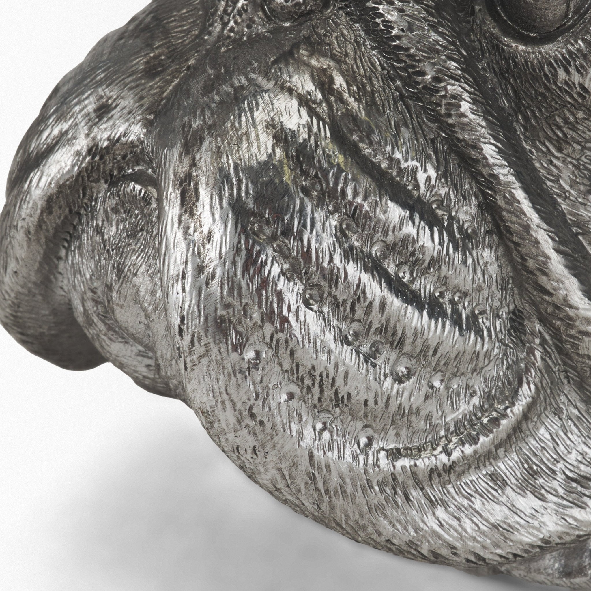 Bruno (Set of 2) 5L x 5W Silver American Bulldog Bookends - Central Designs