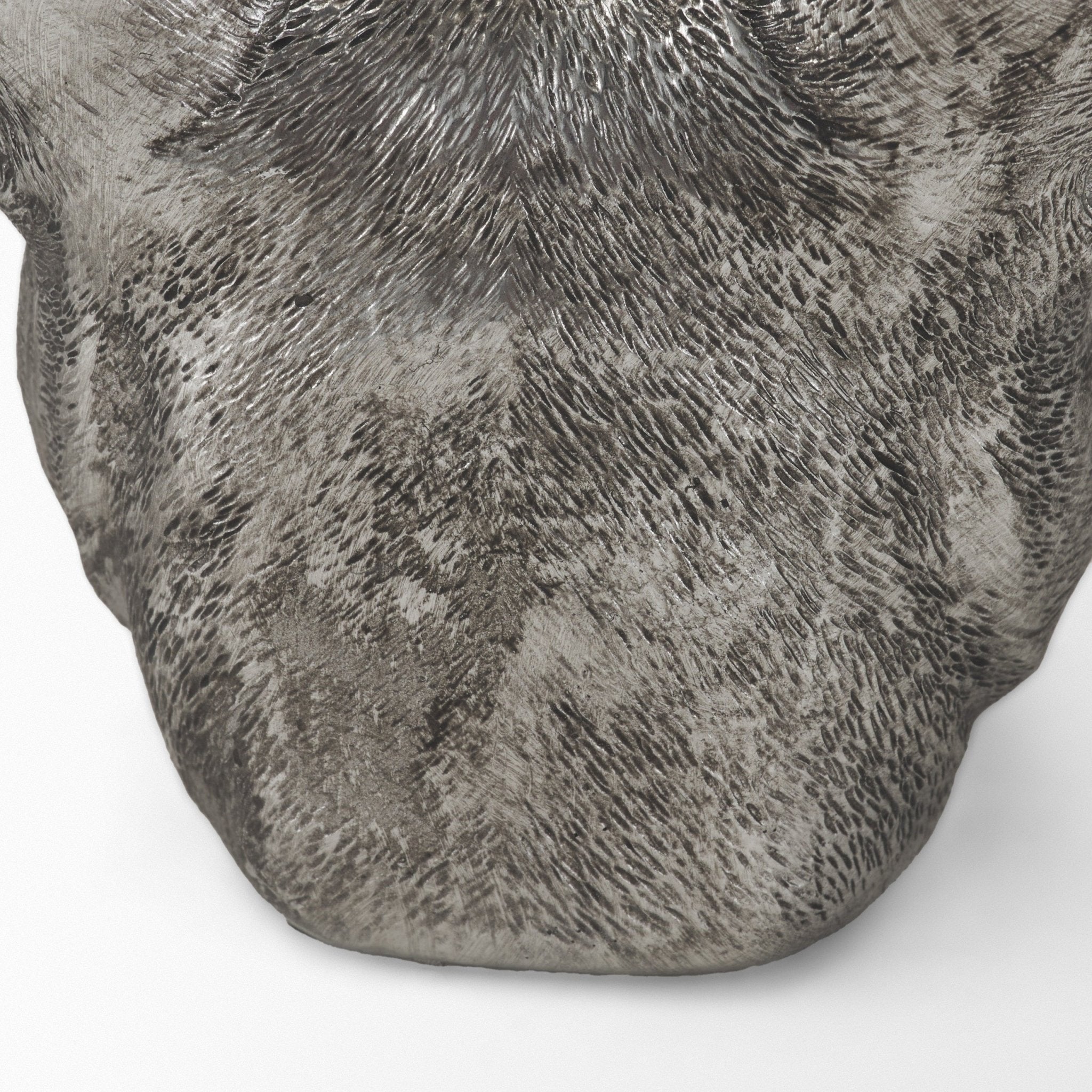 Bruno (Set of 2) 5L x 5W Silver American Bulldog Bookends - Central Designs