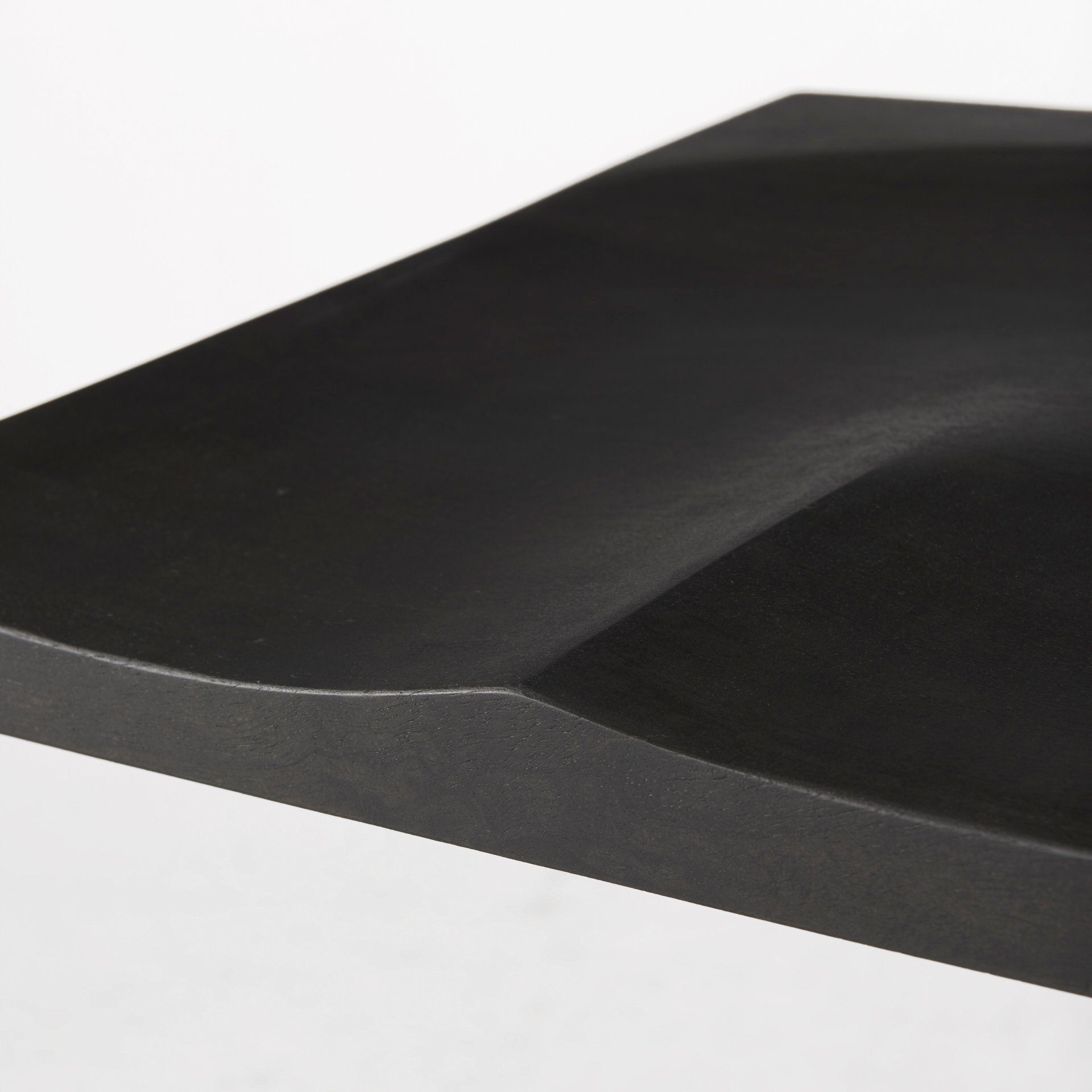 Kiran 17L x 17W x 26H Black Wood W/ Black Metal Base C - Shape Counter Stool - Central Designs