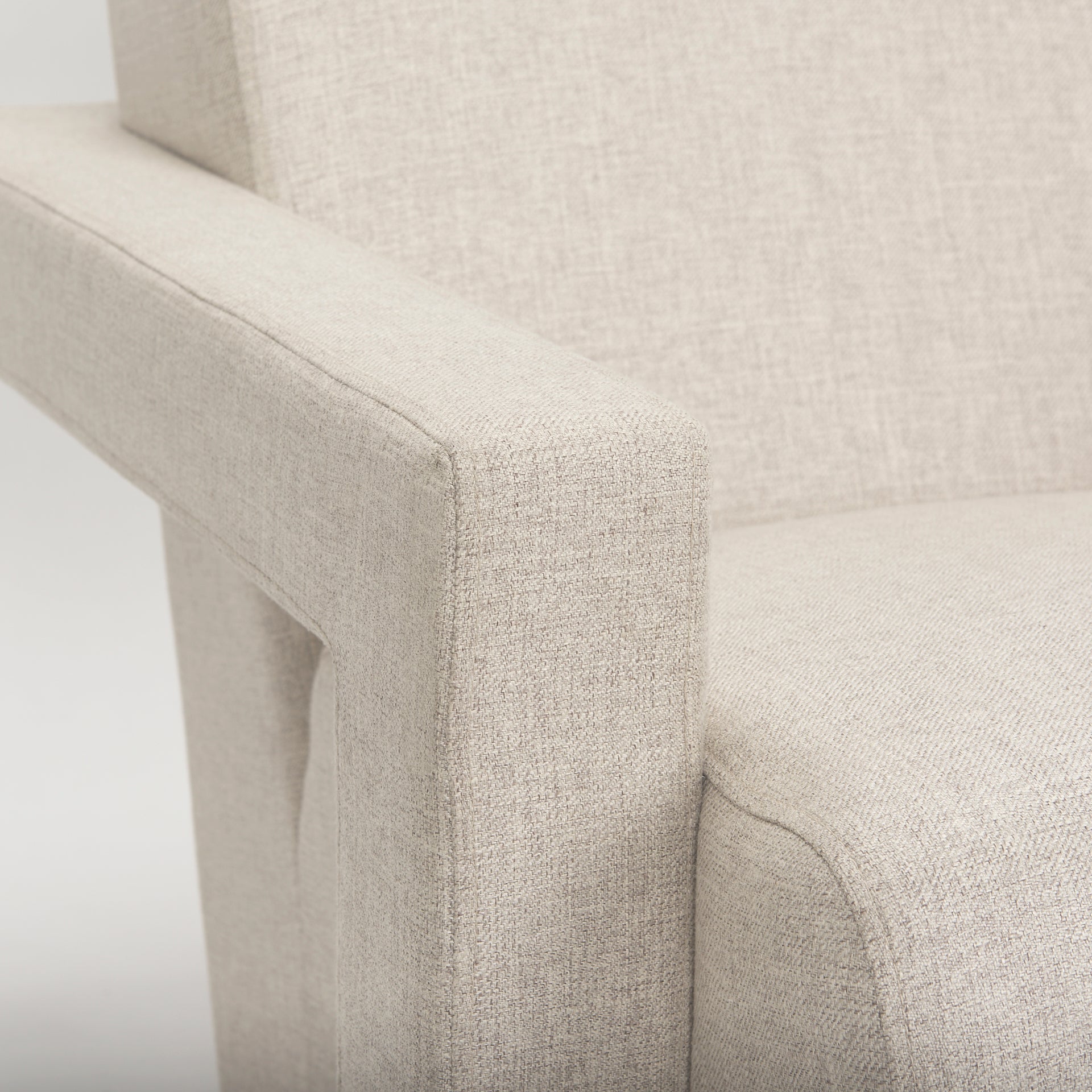 Sovereign Oatmeal Fully Upholstered Accent Chair - Central Designs