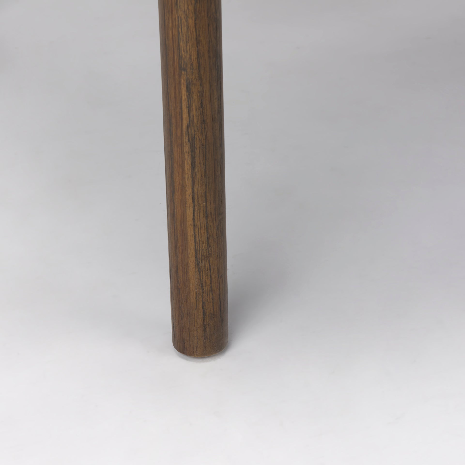 Ashton Black Faux Leather Fabric w/ Dark Brown Wood Accent Chair - Central Designs