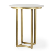 Tanner Marble & Gold Metal Bistro Table - Central Designs