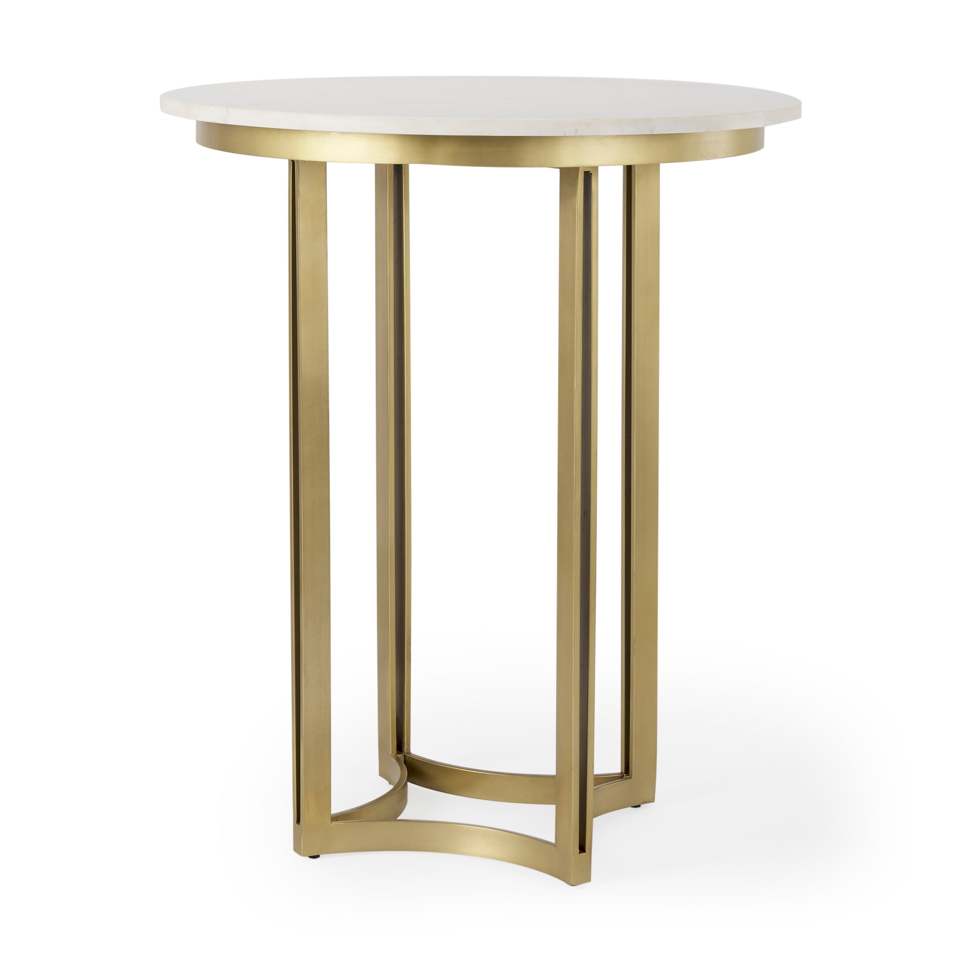 Tanner Marble & Gold Metal Bistro Table - Central Designs
