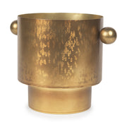 Juno 8.5H Large Gold Iron Vase - Central Designs