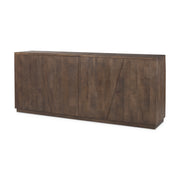 West 82.0L x 18.0W x 34.0H Wooden Angular Sideboard - Central Designs