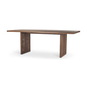 Grier 84" Medium Brown Wood w/ Cane Dining Table