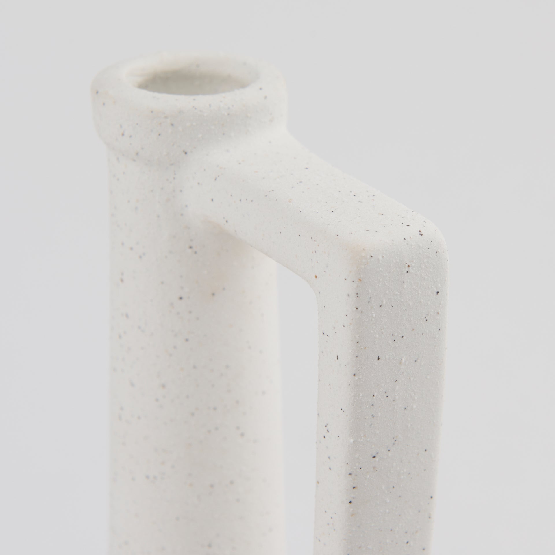 Burton 17.1H Large White Ceramic Jug Vase - Central Designs