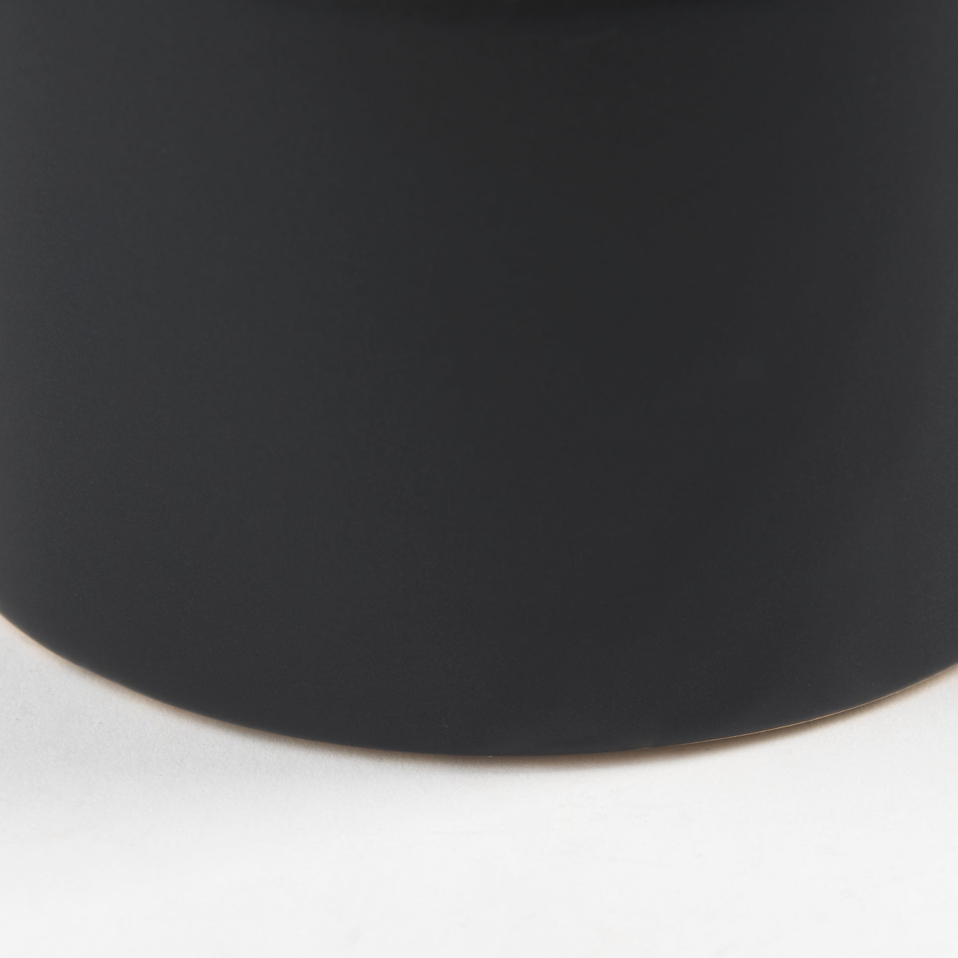 Burton 10.8H Small Matte Black Ceramic Jug Vase - Central Designs