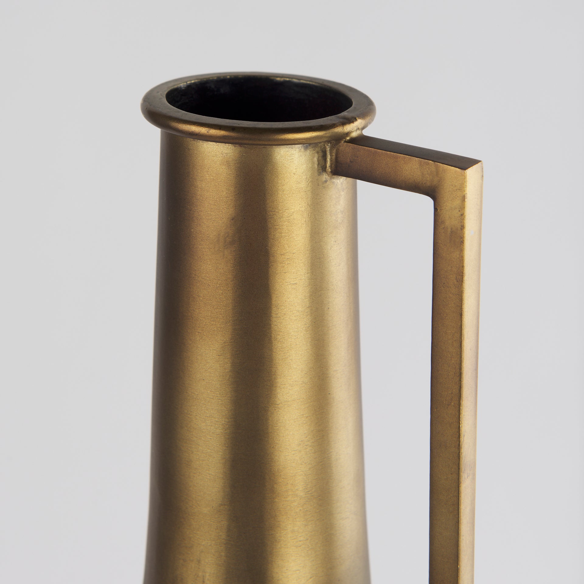 Aubrey Large 24.0H Gold Iron Jug Vase - Central Designs
