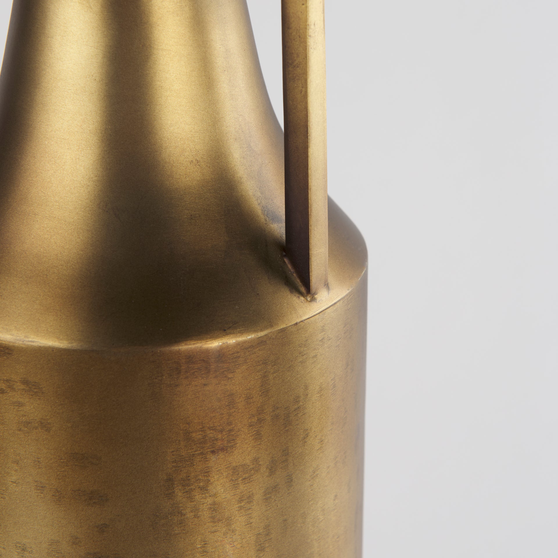 Aubrey Large 24.0H Gold Iron Jug Vase - Central Designs