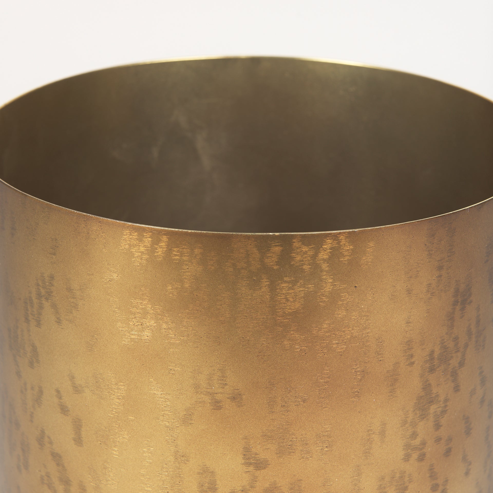 Juno 8.5H Large Gold Iron Vase - Central Designs