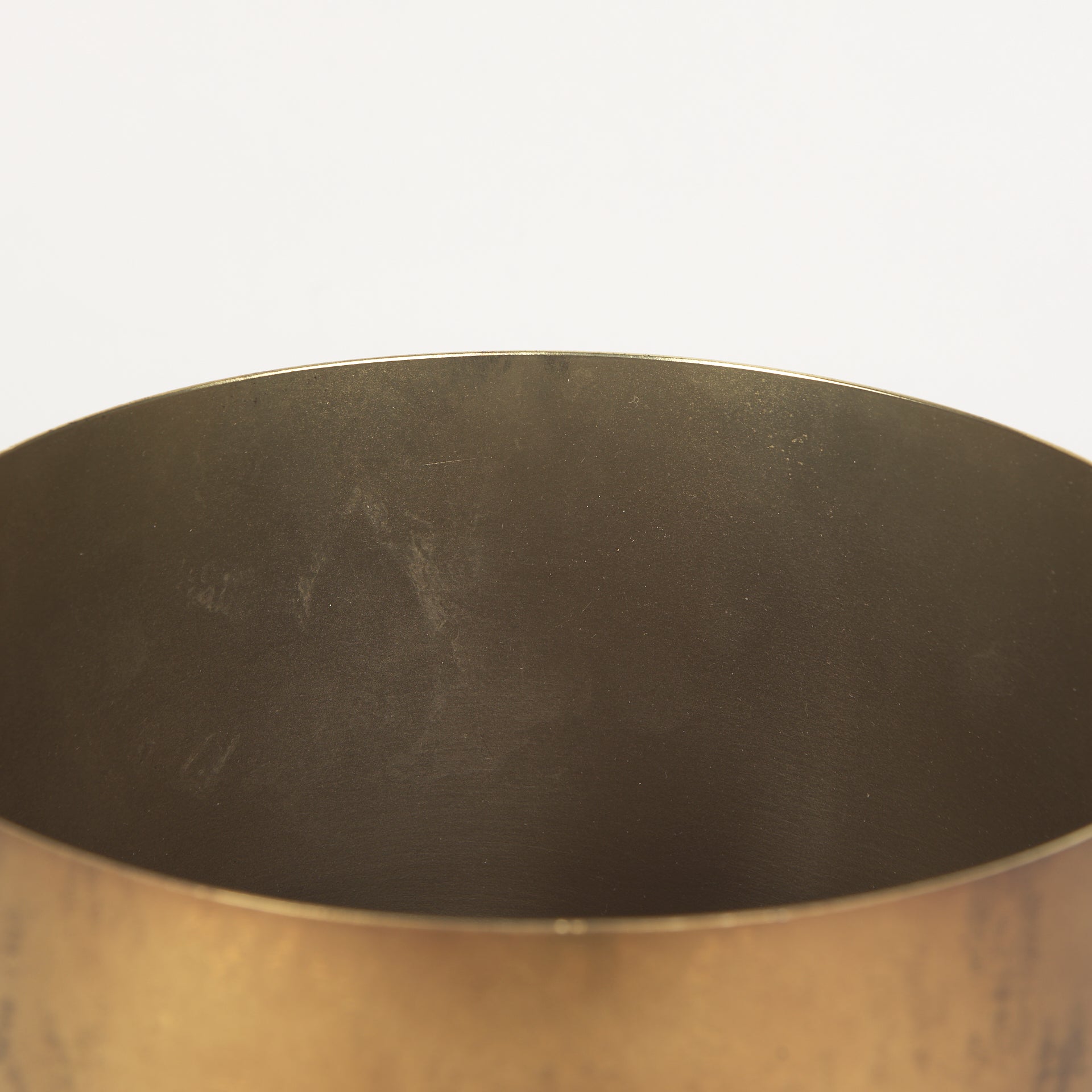 Juno 8.5H Large Gold Iron Vase - Central Designs