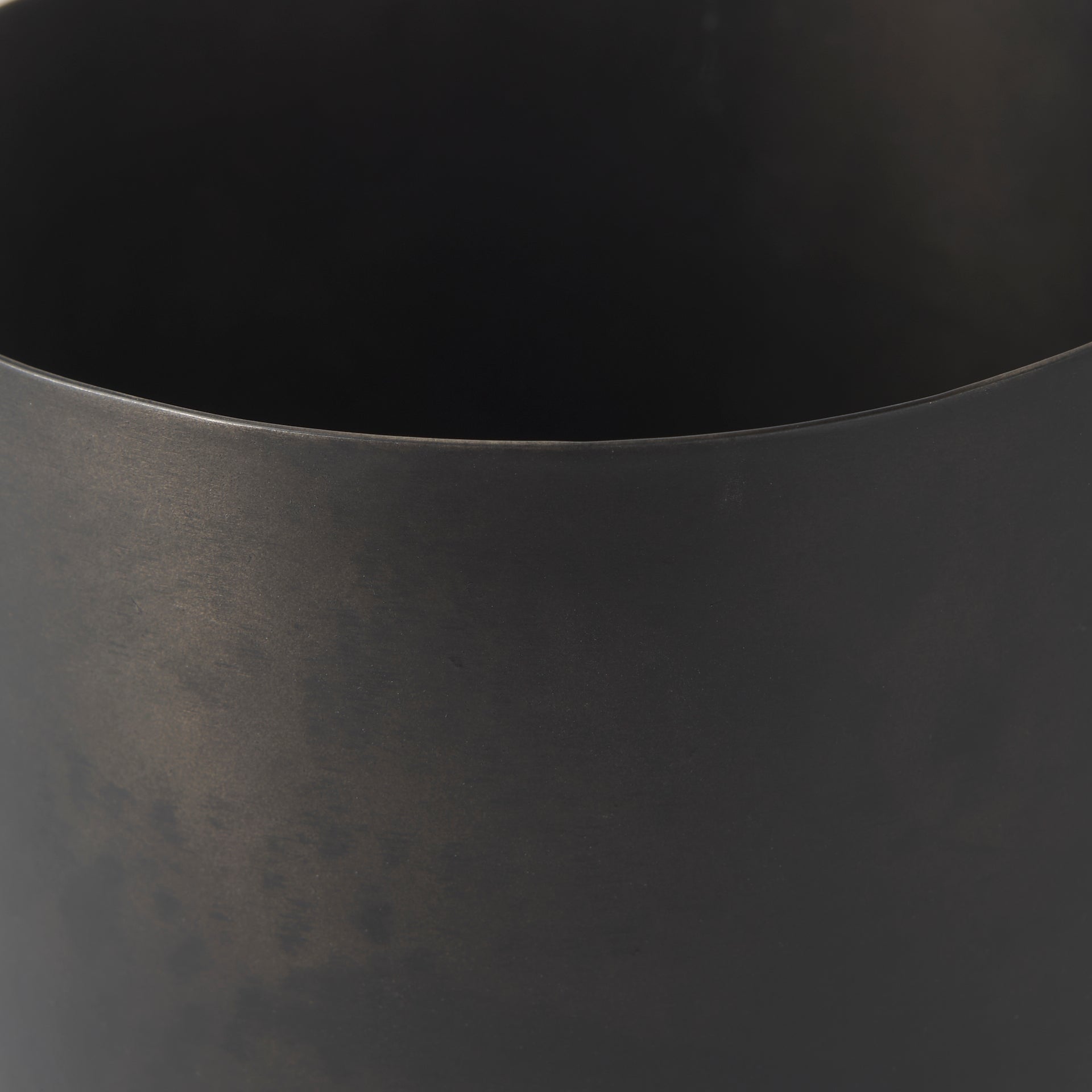 Juno 6.5H Medium Black Iron Vase - Central Designs