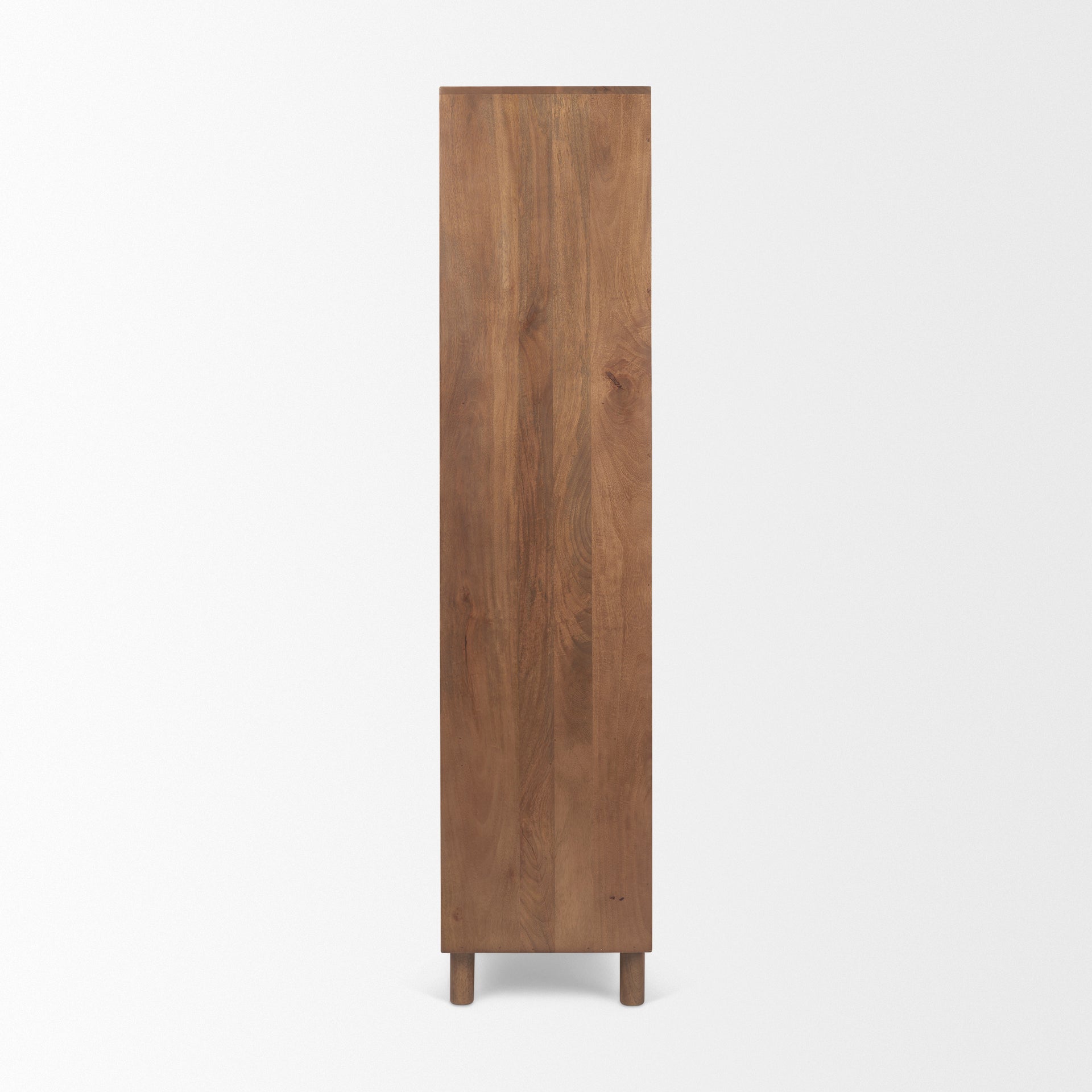 Astrid 36.0L x 17.0W x 70.0H Medium Brown Solid Wood Armoire - Central Designs
