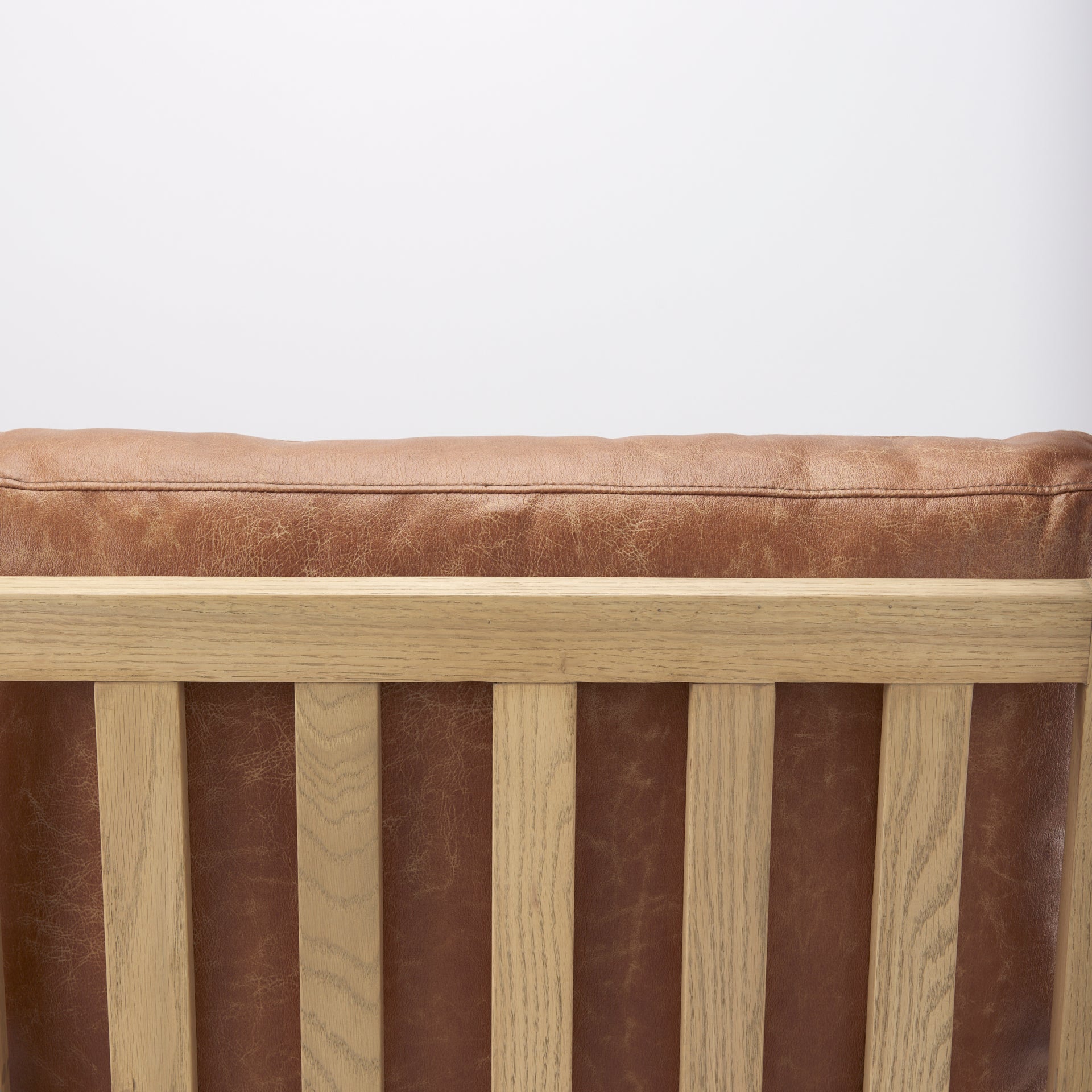 Raeleigh Tan Faux Leather Accent Chair - Central Designs