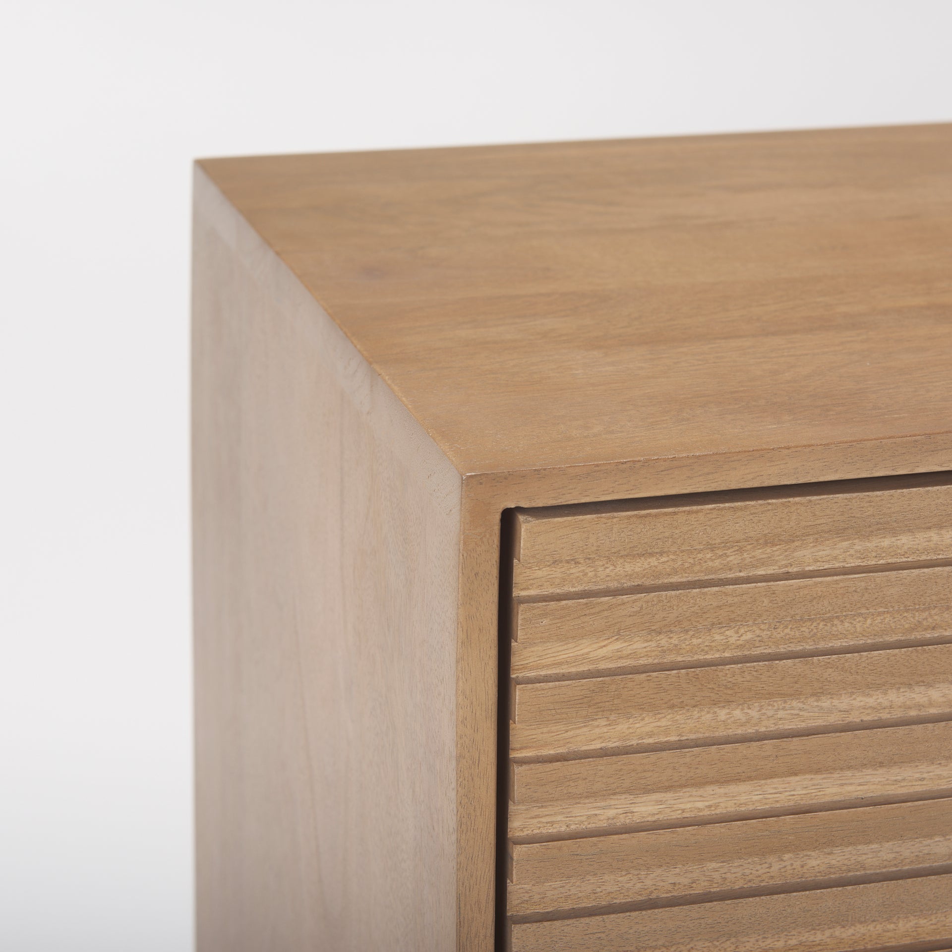 Sable 37.0L x 17.0W x 30.5H Light Brown Wood Accent Cabinet - Central Designs