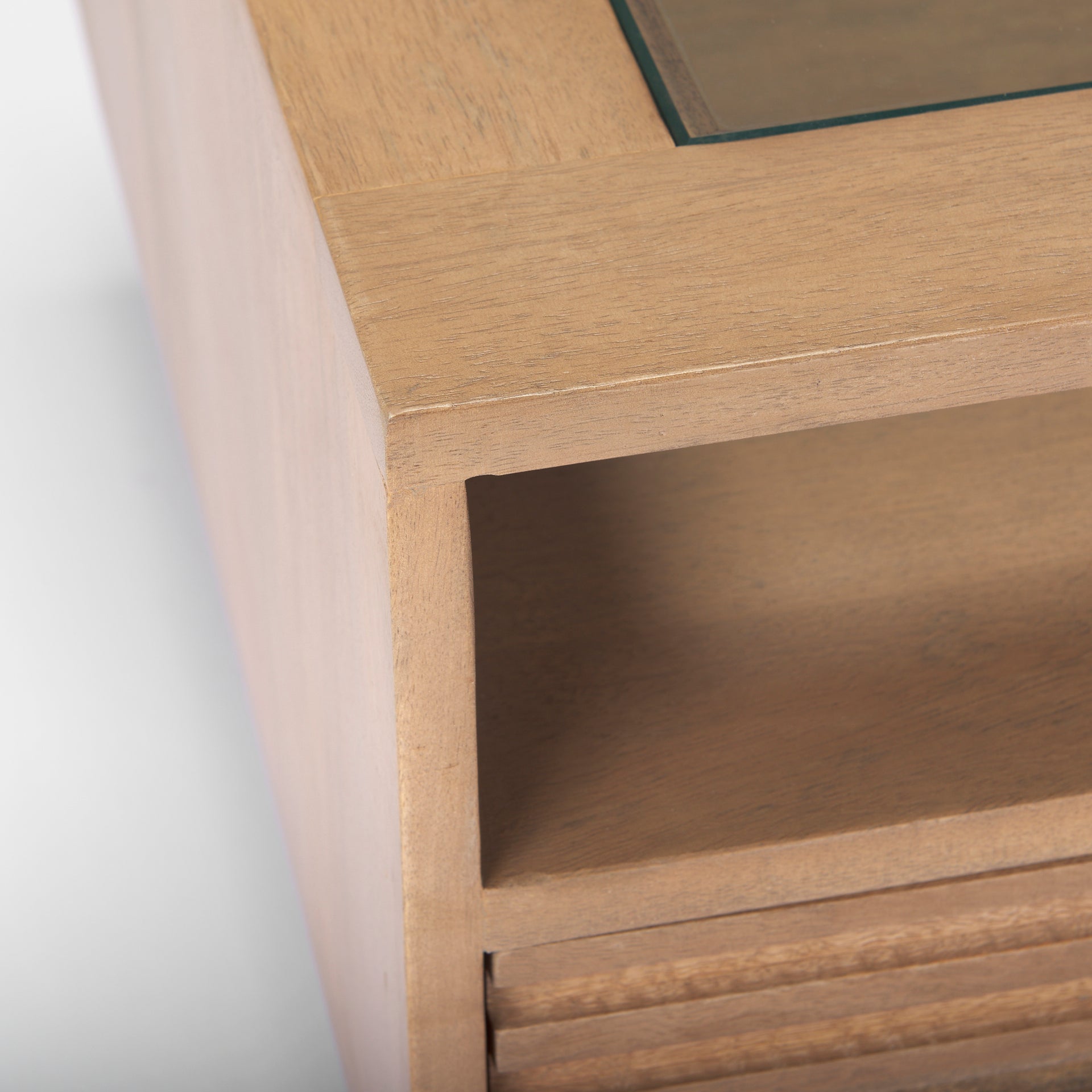 Sable 38.0L x 27.0W x 18.0H Light Brown Wood Coffee Table - Central Designs