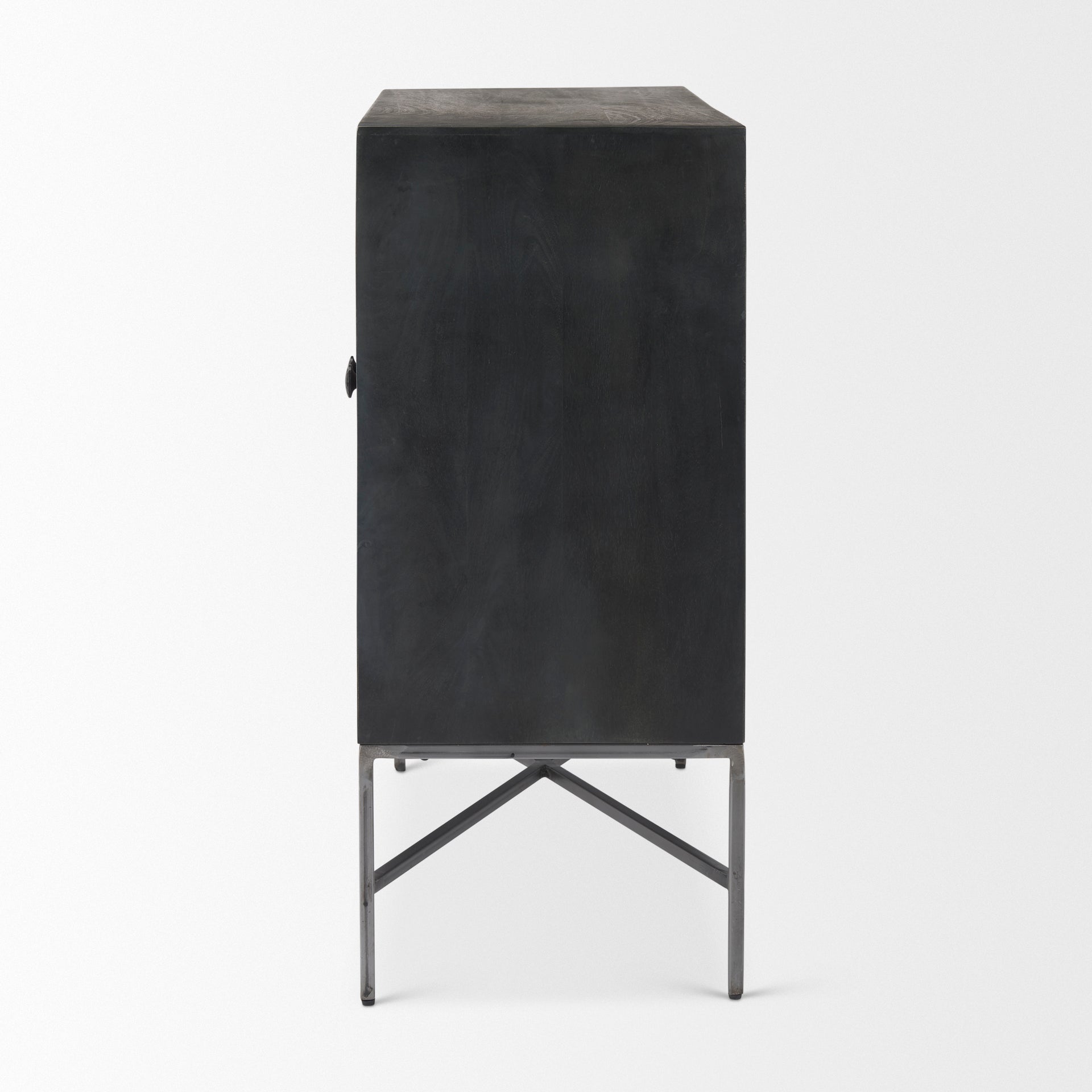 Hogarth 36.0L x 16.0W x 34.0H 2 Door Dark Accent Cabinet - Central Designs
