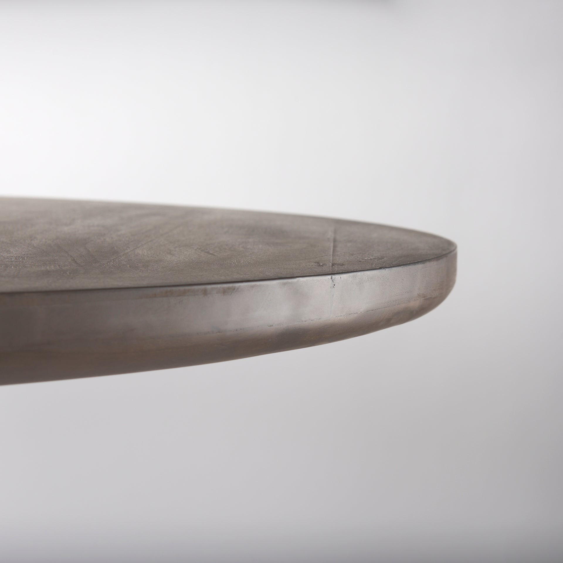 Terra 60L x 60W x 30H Dark Brown Wood Round Fluted Dining Table