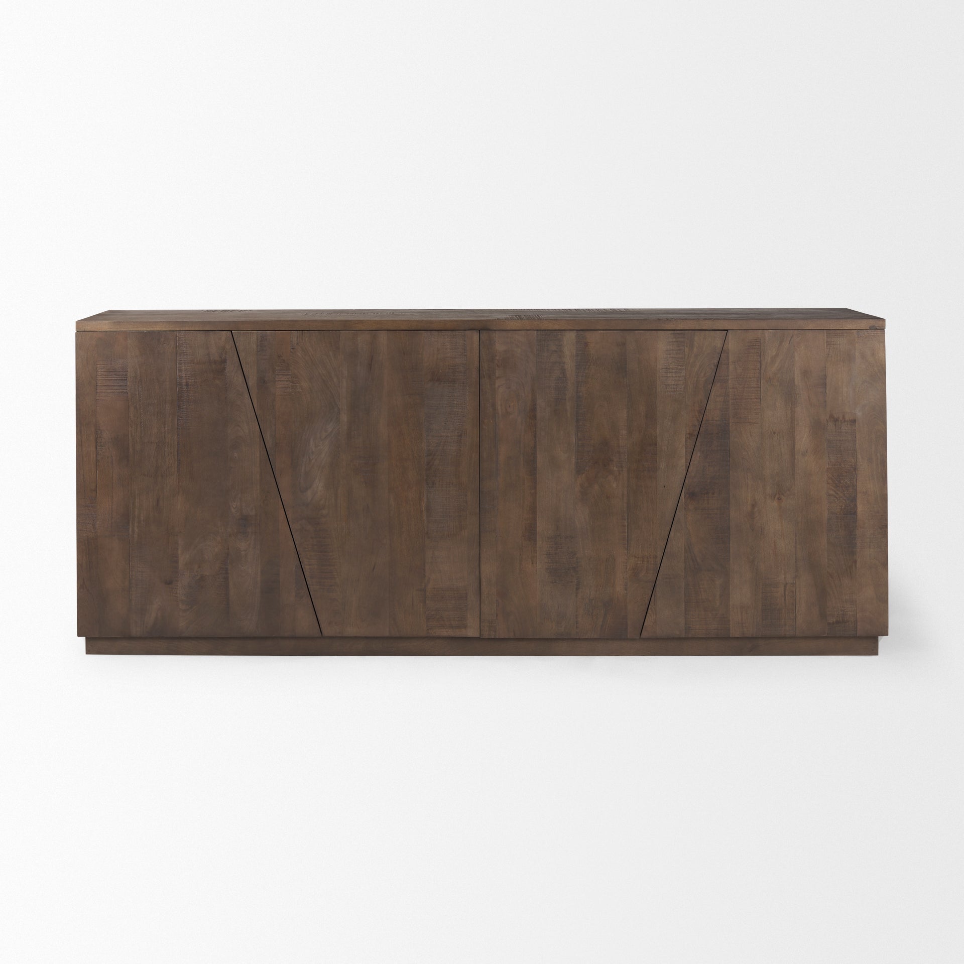 West 82.0L x 18.0W x 34.0H Wooden Angular Sideboard - Central Designs