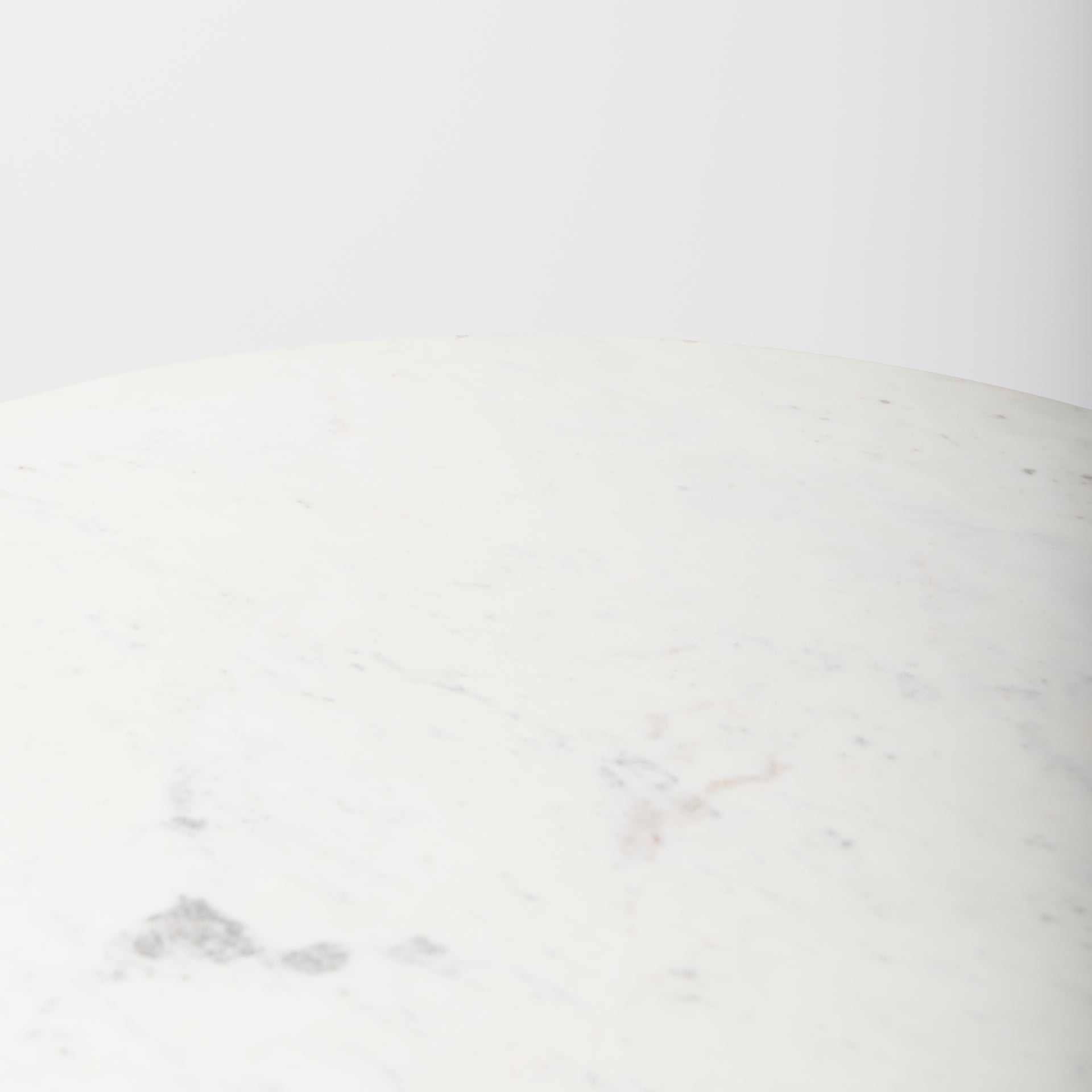 Maxwell 32" Round White Marble Tabletop w/ Blonde Wood & Black Metal Accent Pedestal Bistro Table - Central Designs
