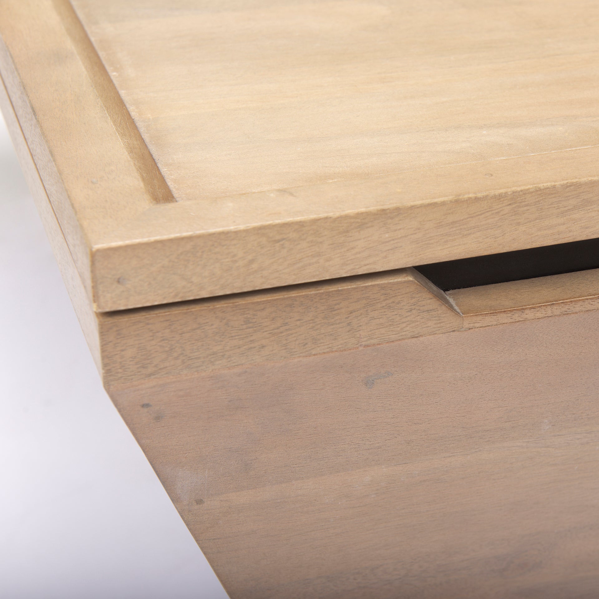 Wyatt 41.0L x 41.0W x 16.0H Brown Wood Angular Coffee Table