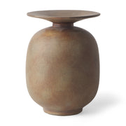 Rylee 7.7H Medium Brown Ceramic Vase - Central Designs