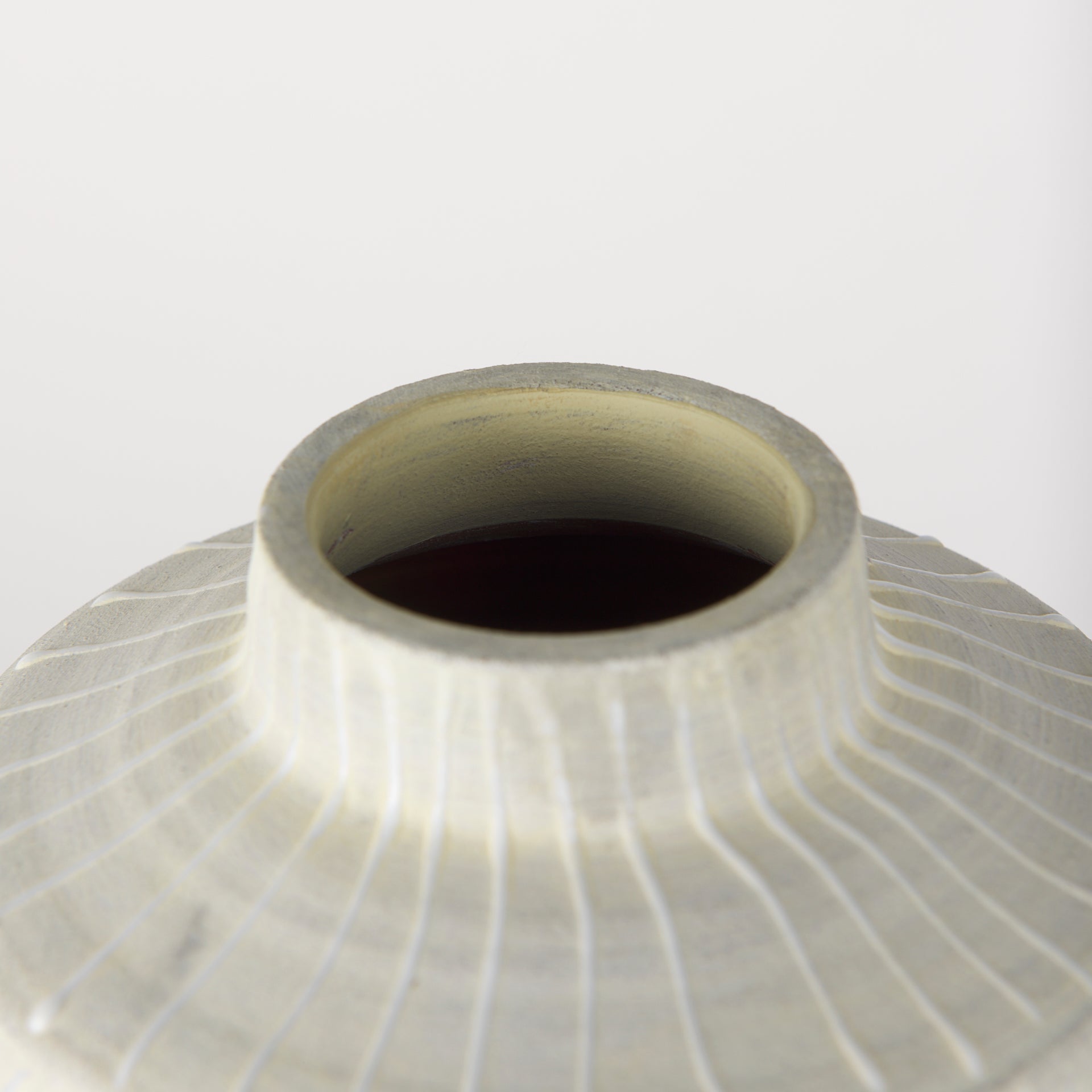 Blume 16.5H Off - White w/ Gray Textured Vase - Central Designs