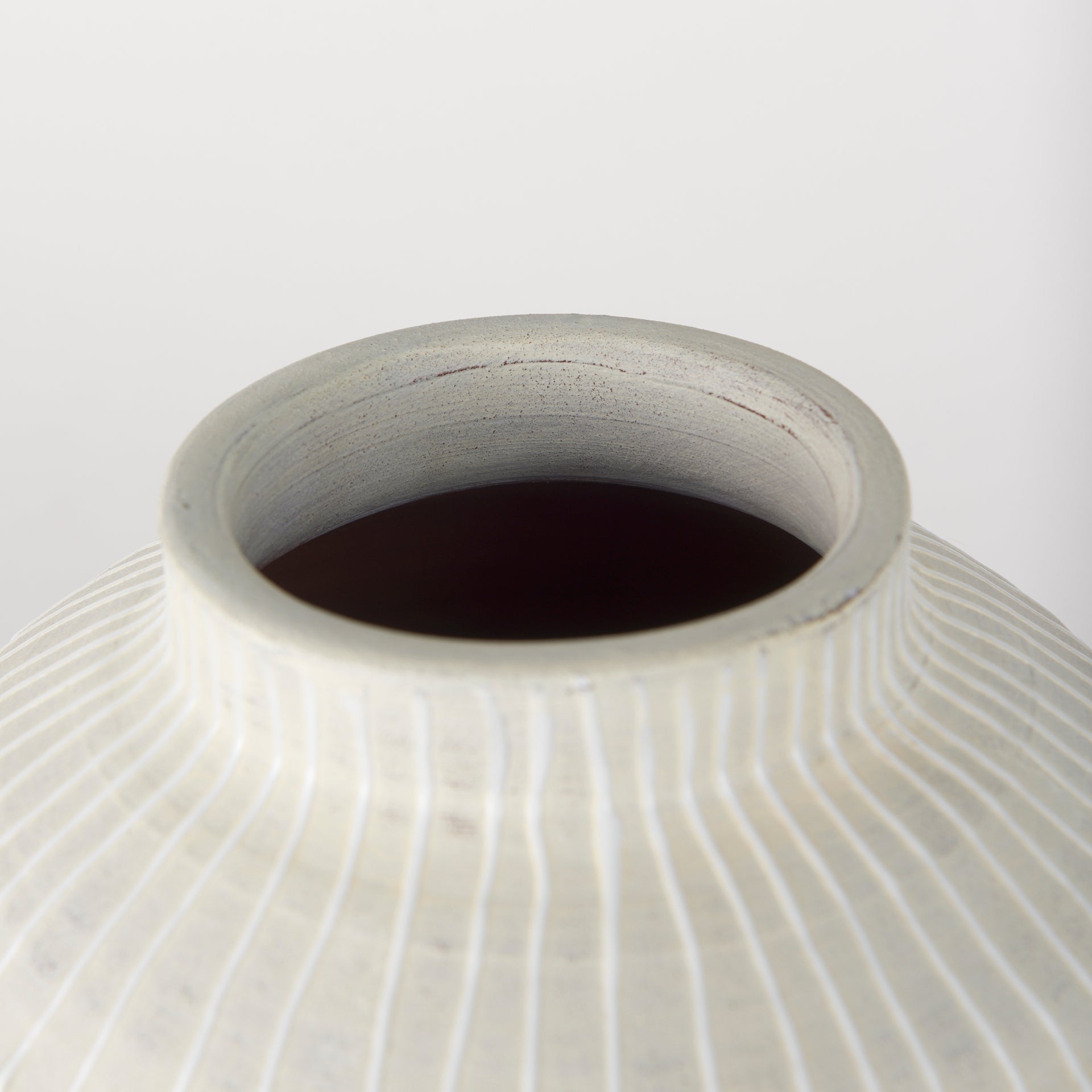 Blume 12.5H Off - White w/ Gray Textured Vase - Central Designs