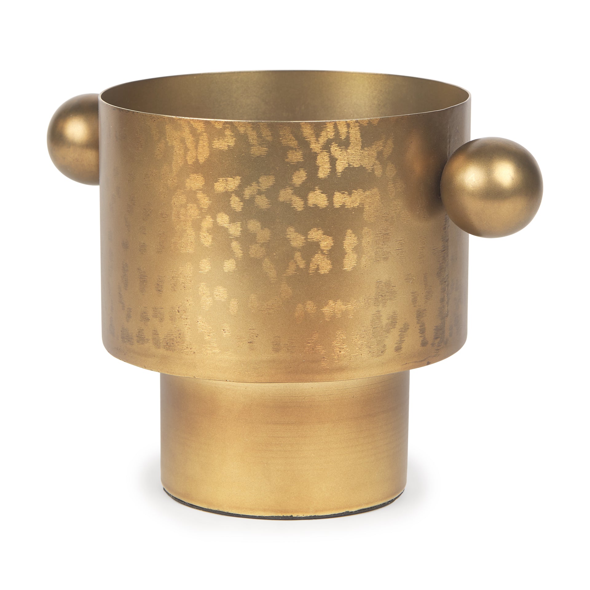 Juno 6.5H Medium Gold Iron Medium Vase - Central Designs