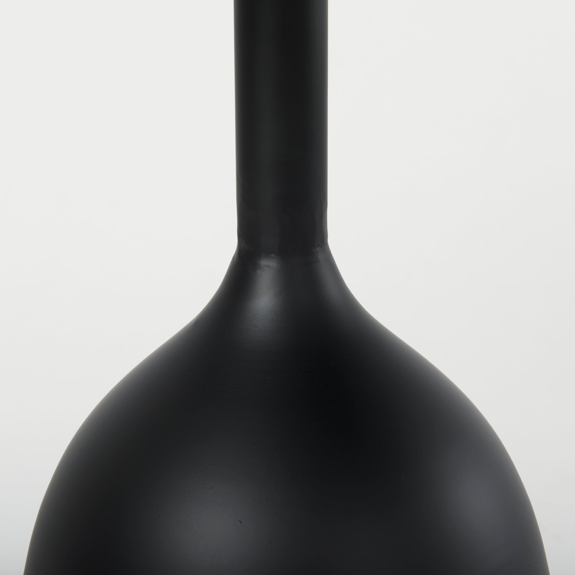 Talulla 16.5L x 16.5W x 19.7H Matte Black Metal Accent Table - Central Designs