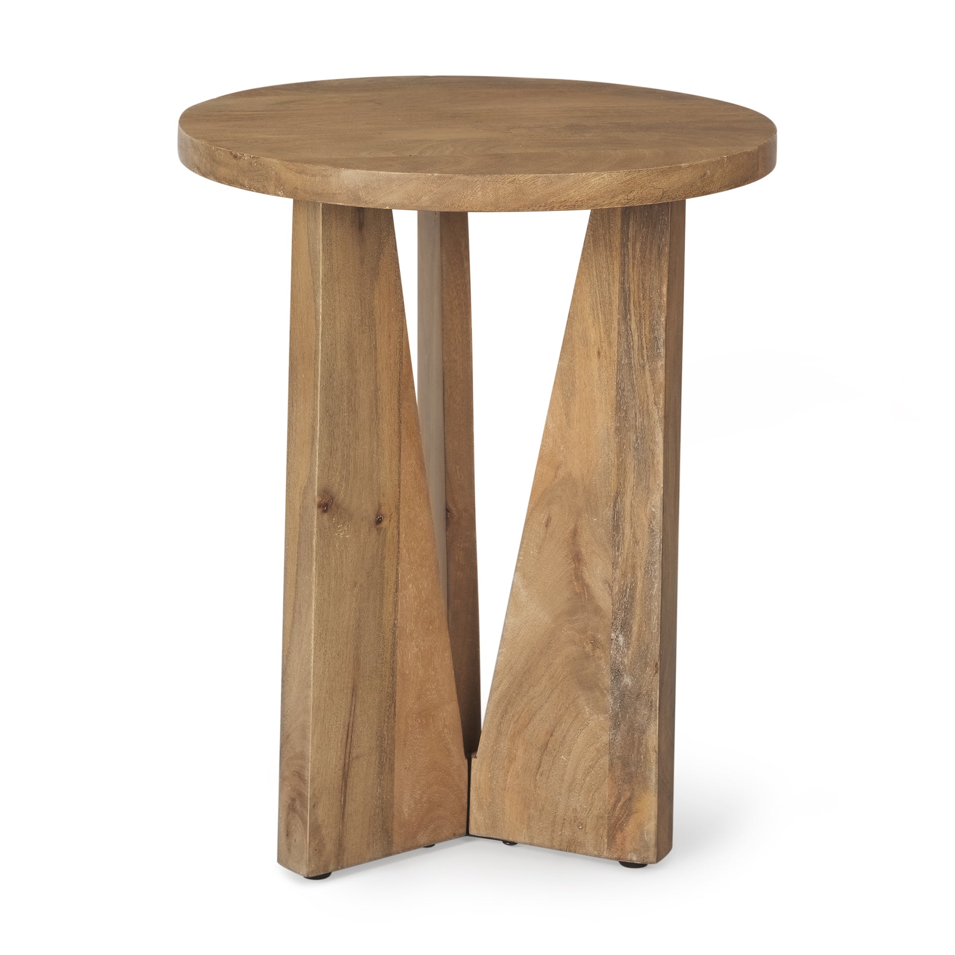 Mattius Light Wood Accent Table - Central Designs