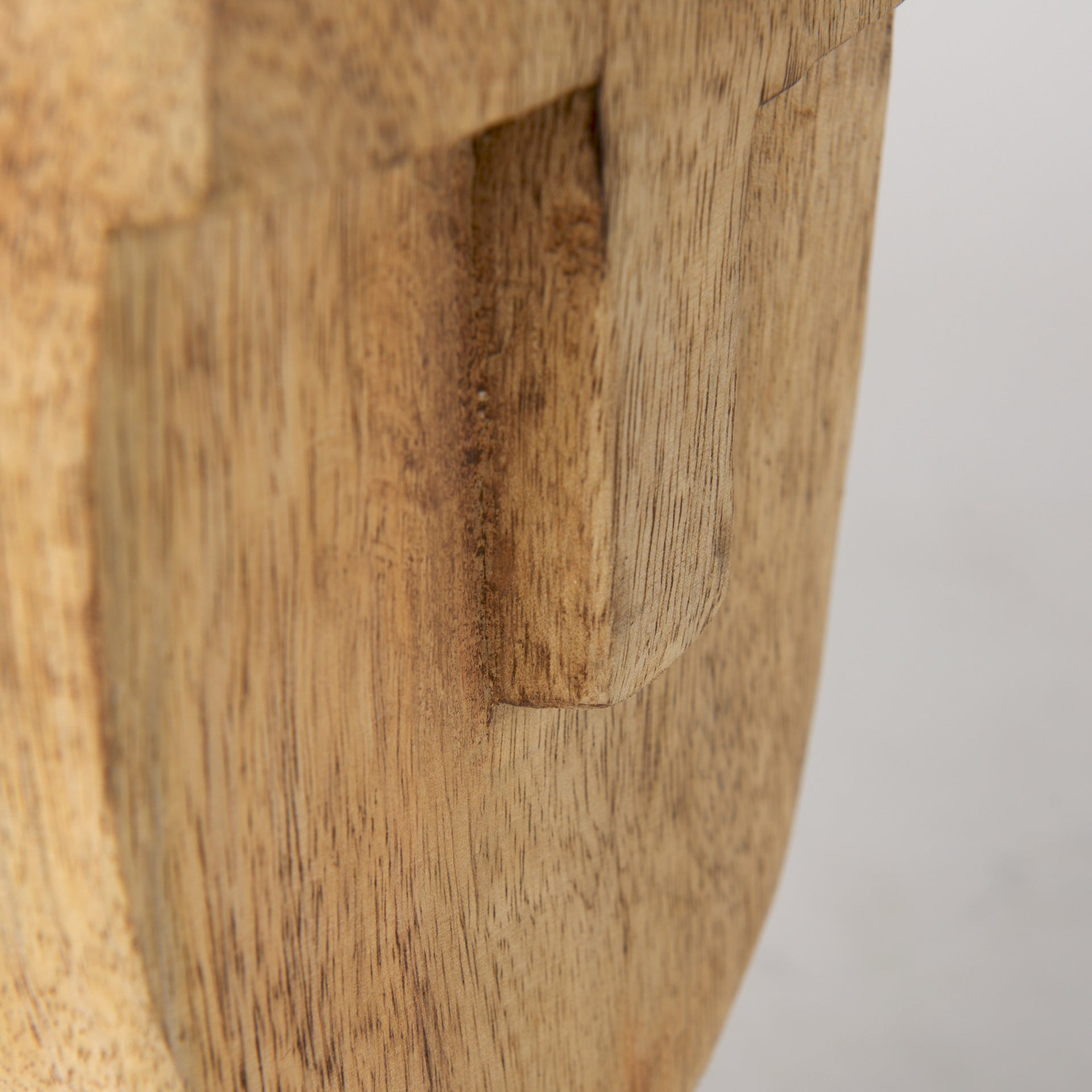 Ivan Medium Wooden Head Sculpture - Central Designs